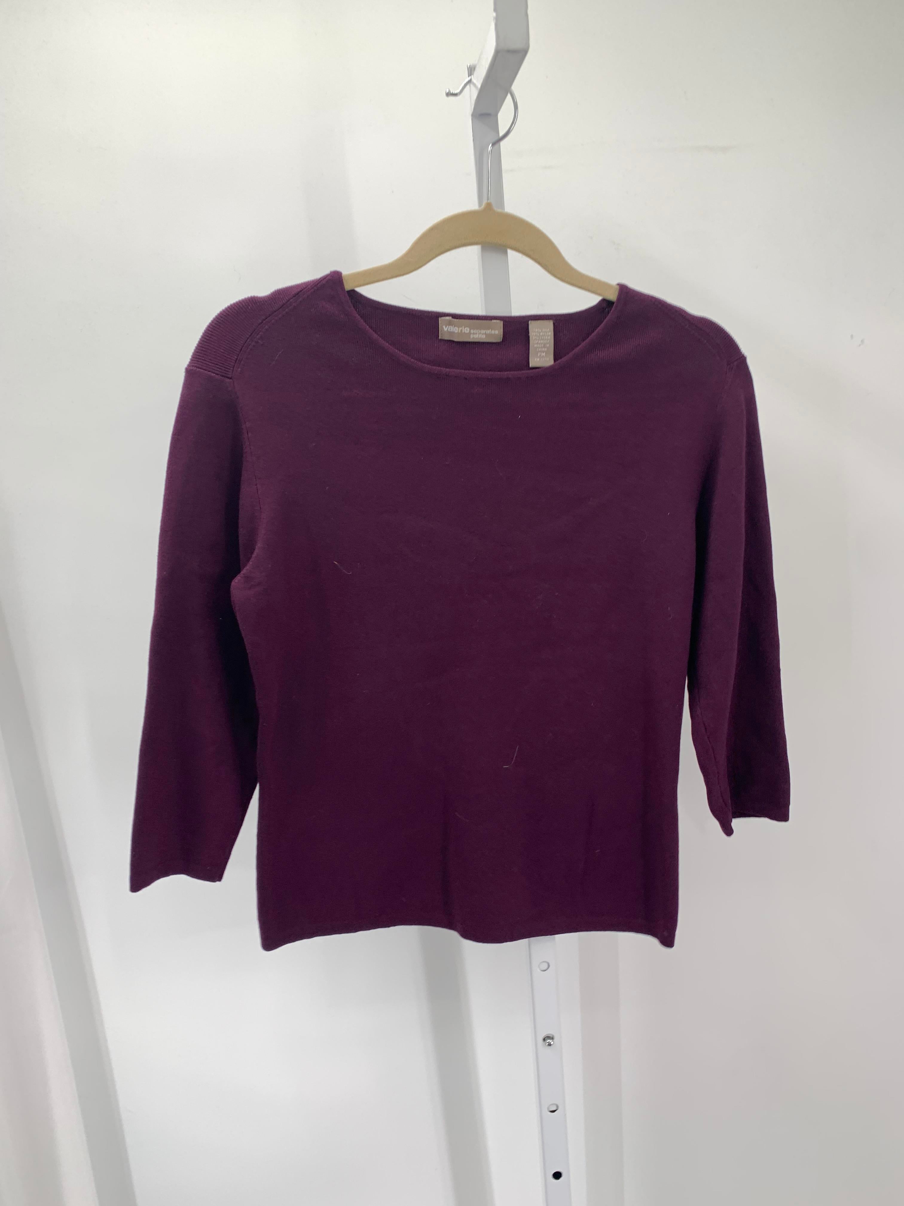 Size Medium Petite Petite 3/4 Sleeve Sweater