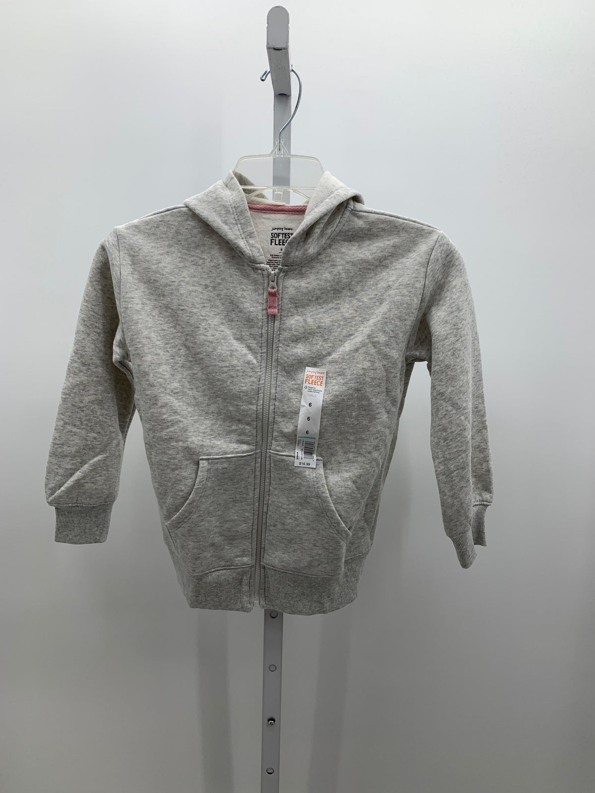Jumping Beans Size 6 Girls Sweat Jacket