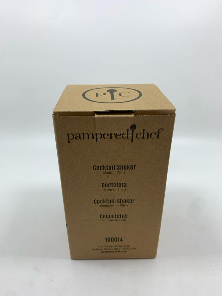 NIB PAMPERED CHEF COCKTAIL SHAKER.