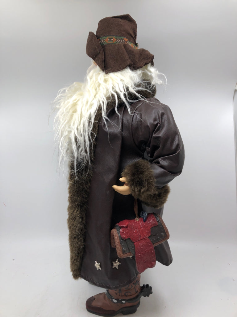 COWBOY SANTA STUDDED COAT.