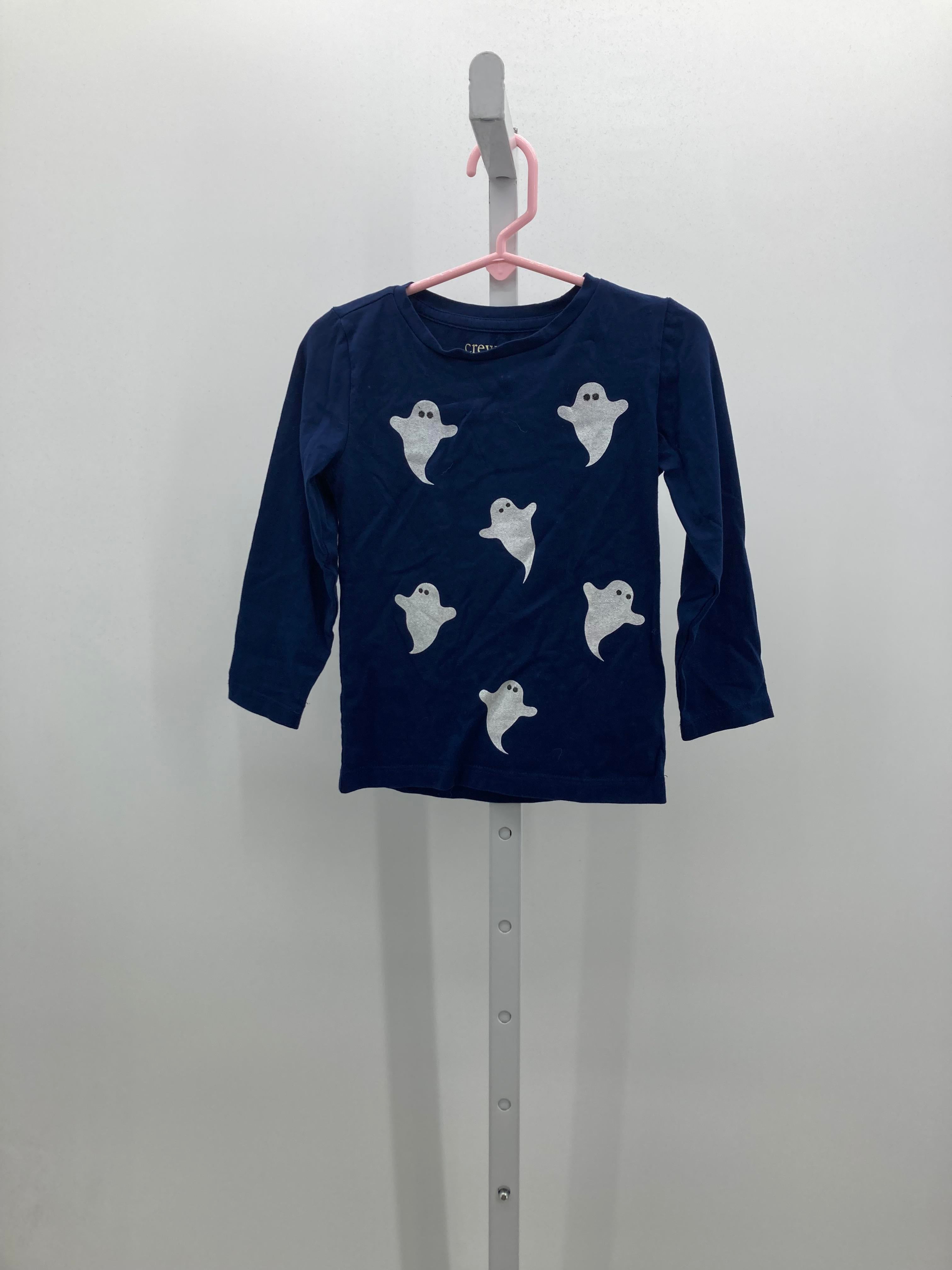 LONG SLV SHIRT GLITTER GHOSTS