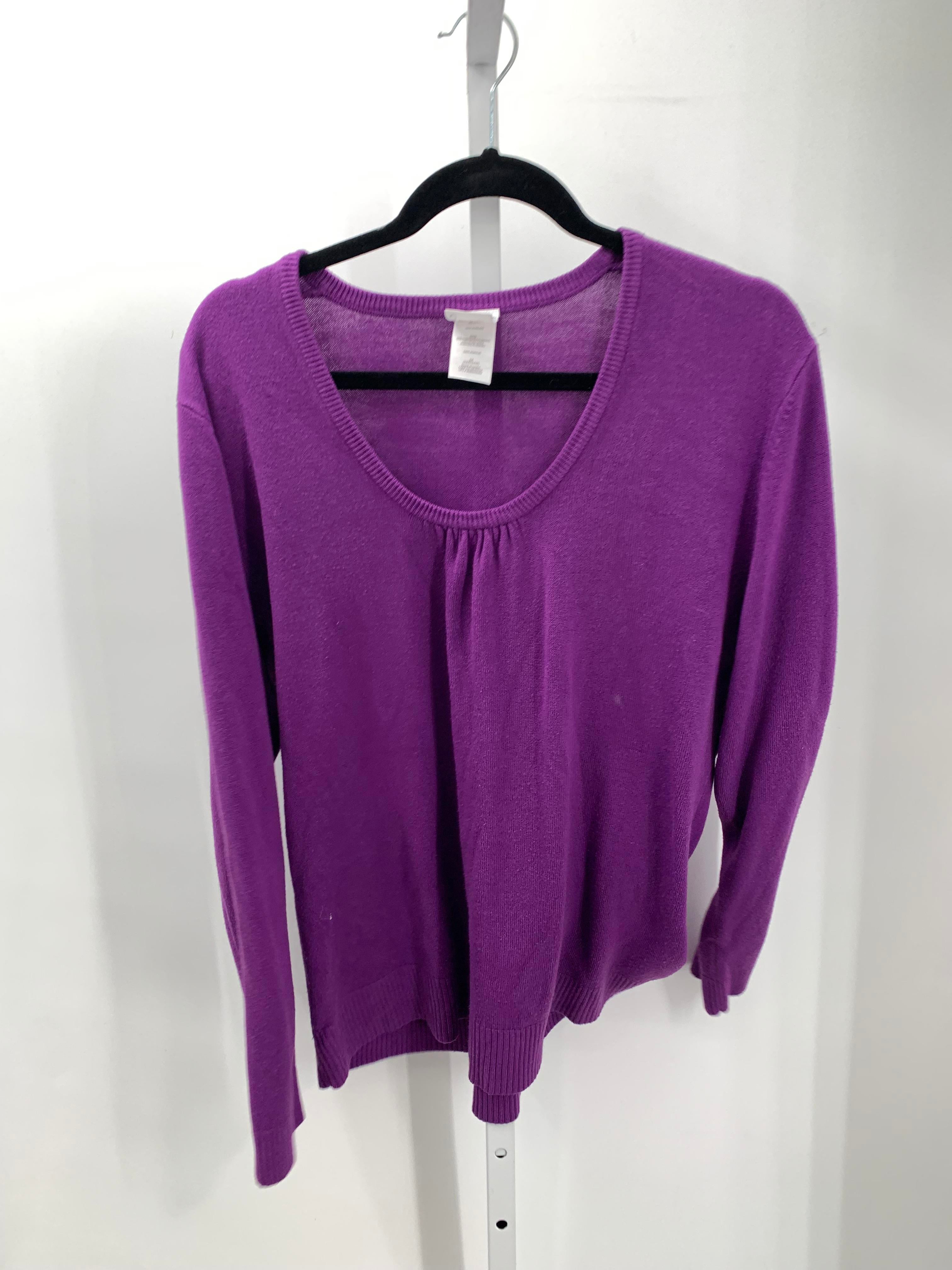 Just My Size Size 3X Womens Long Sleeve Shirt