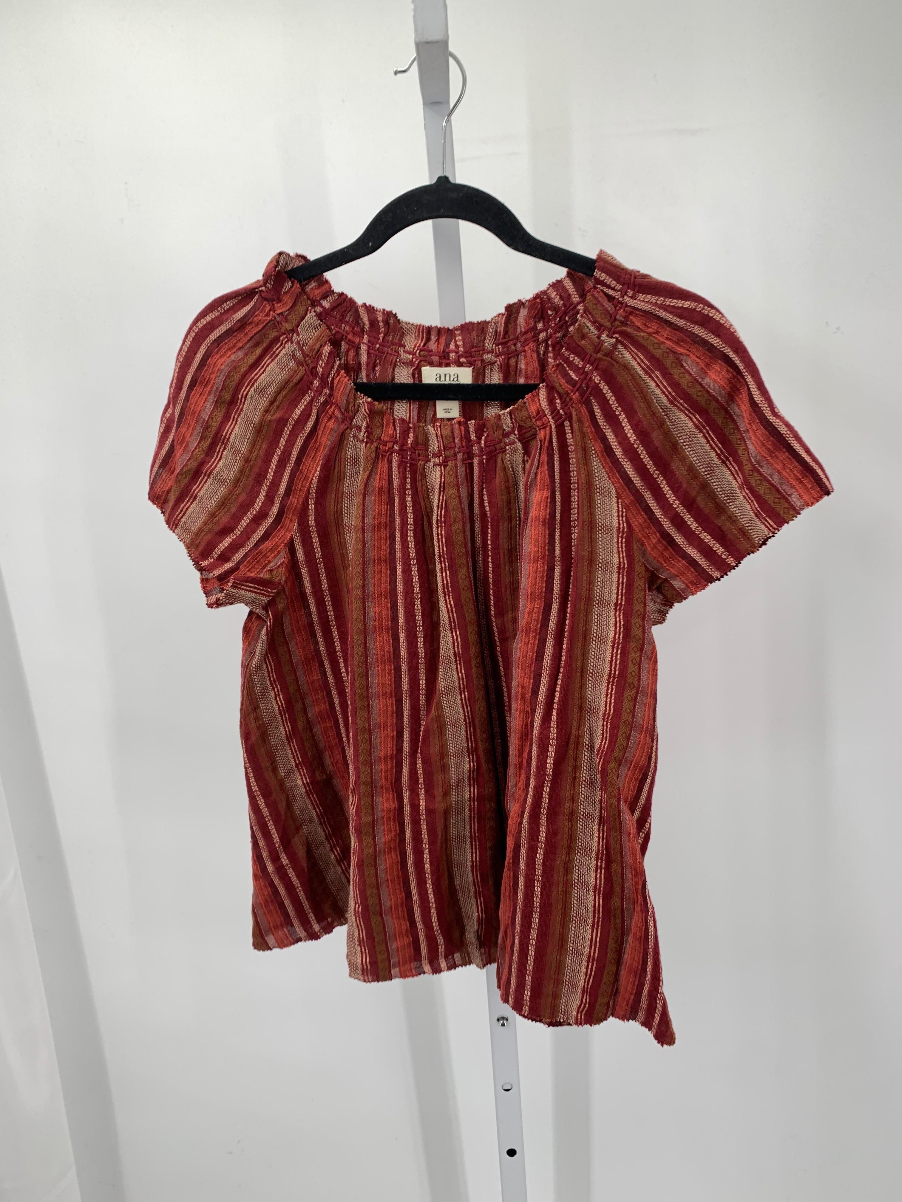 A.N.A. Size Small Misses Short Sleeve Shirt