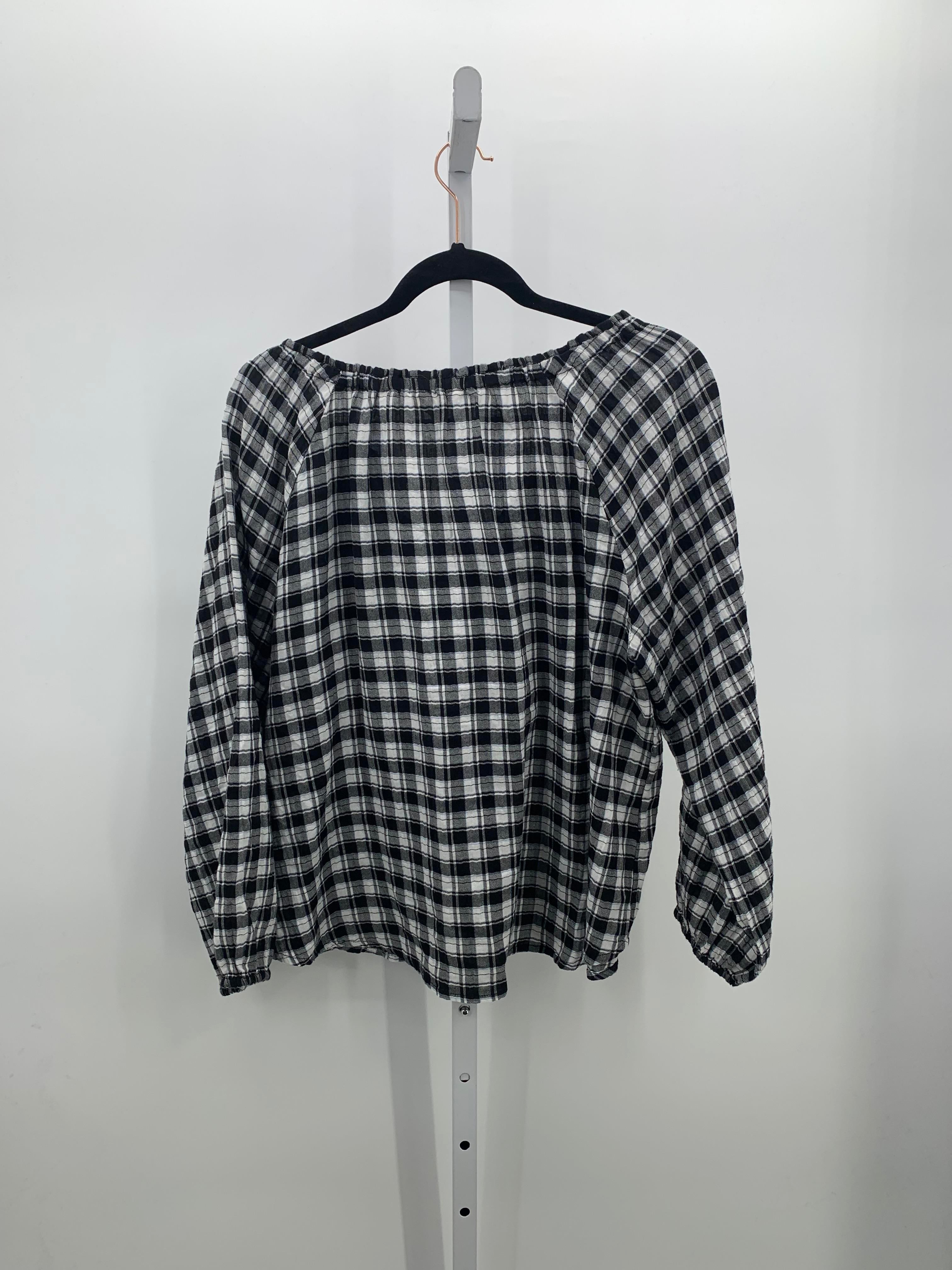 Lucky Brand Size Large Misses Long Sleeve Shirt