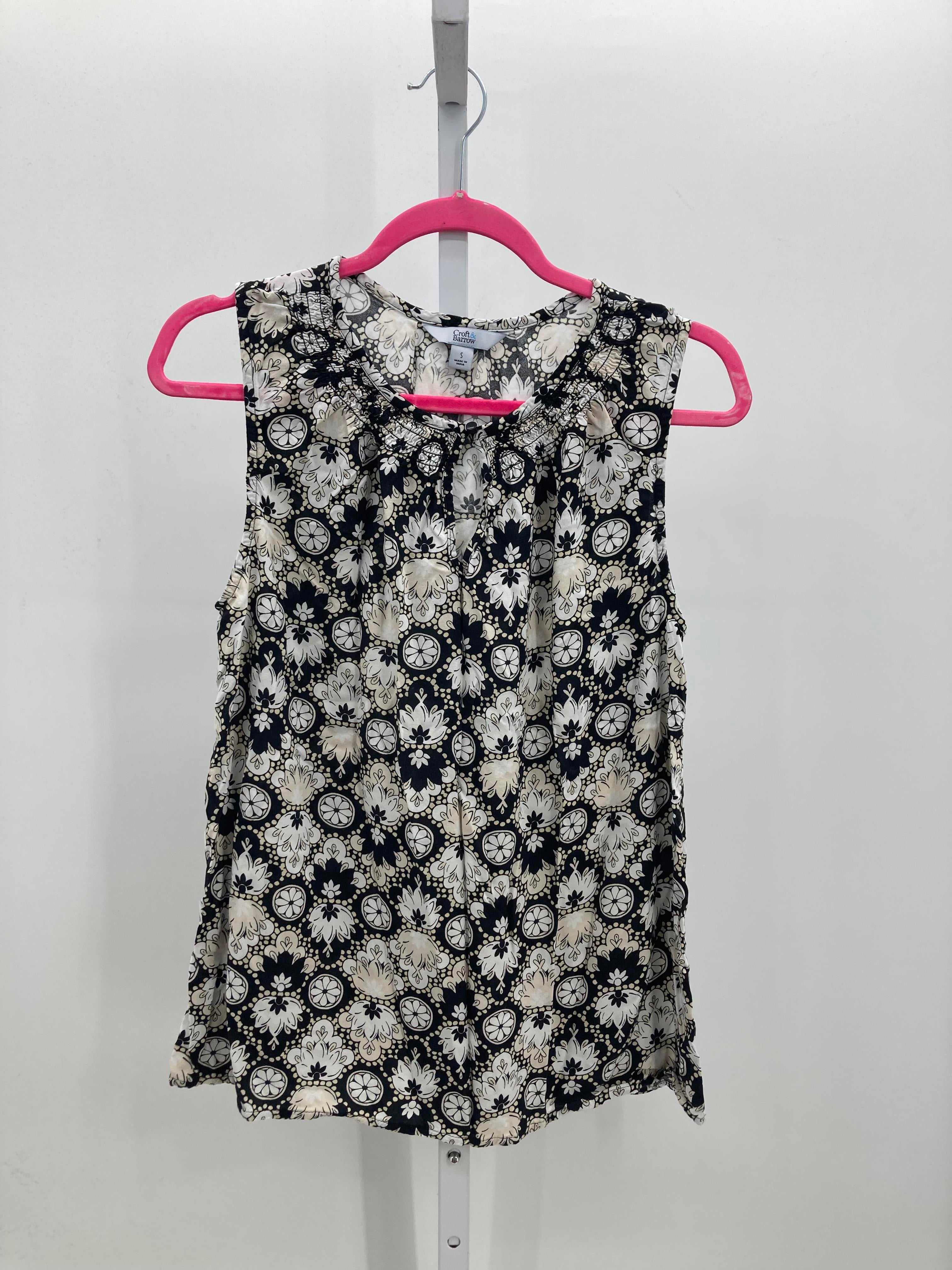 Croft & Barrow Size Small Misses Sleeveless Shirt