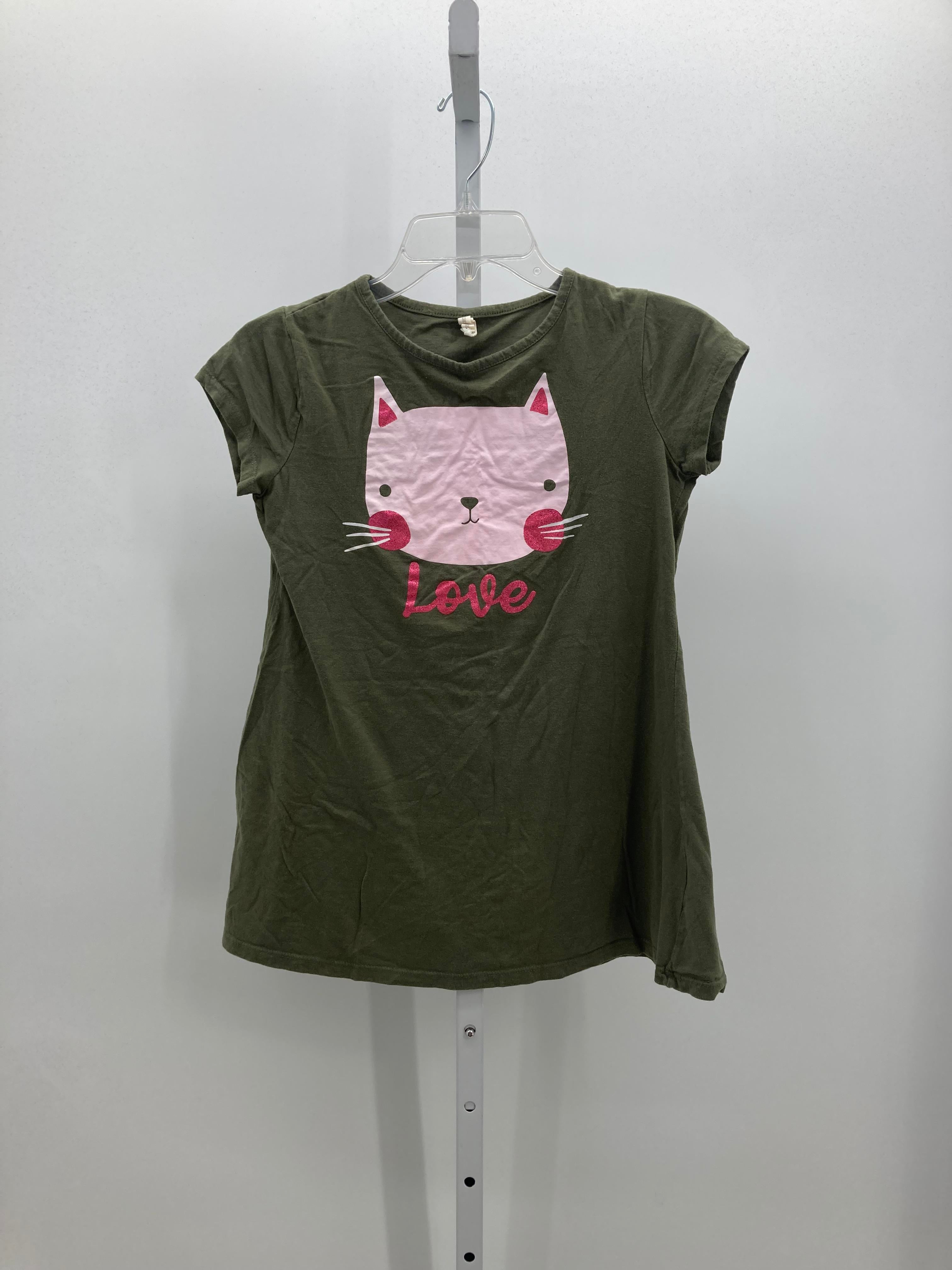 Love @ First Sight Size 10-12 Girls Short Sleeve Shirt