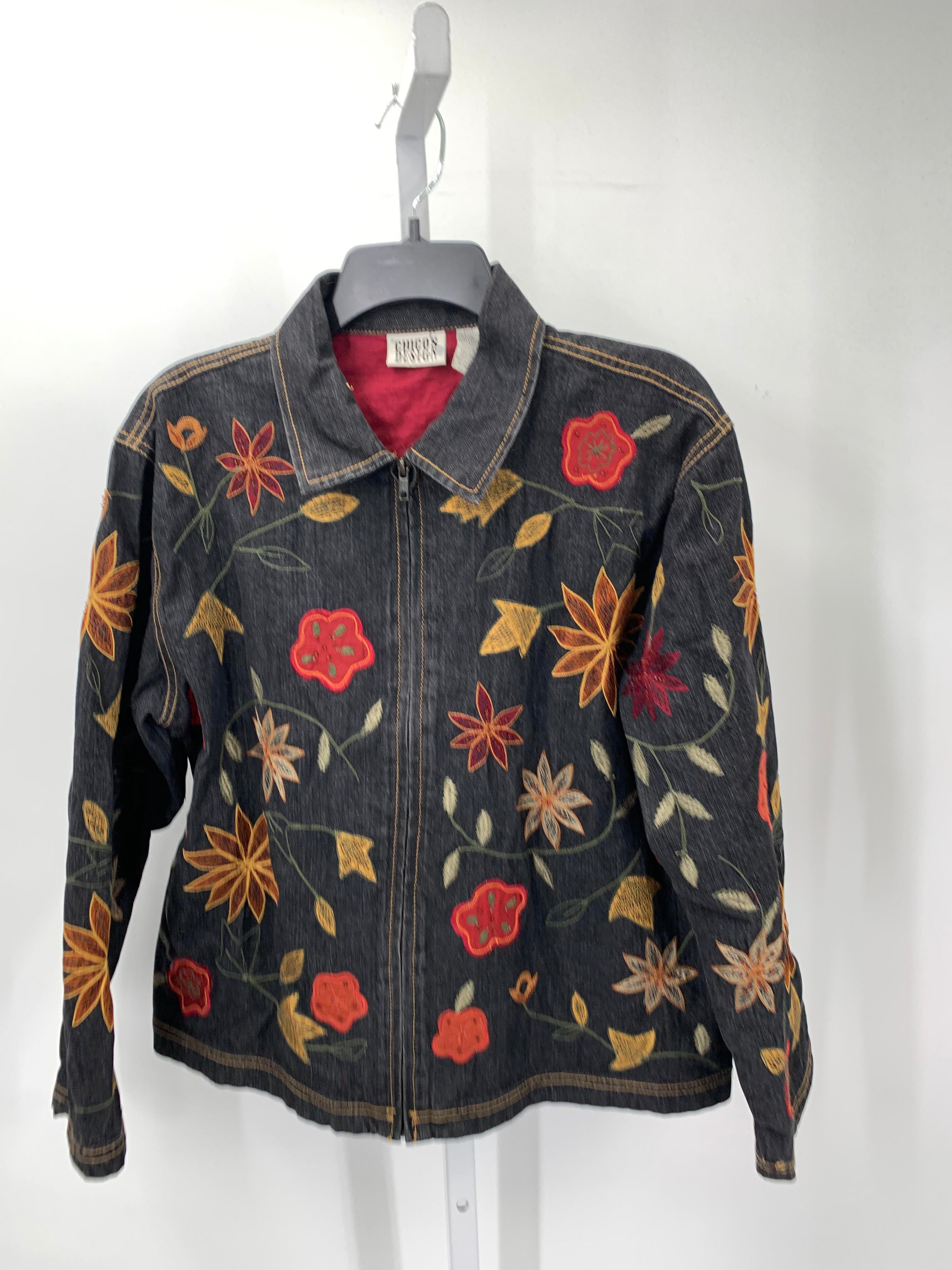 Chico's Size Medium Misses Lightweight Jacket