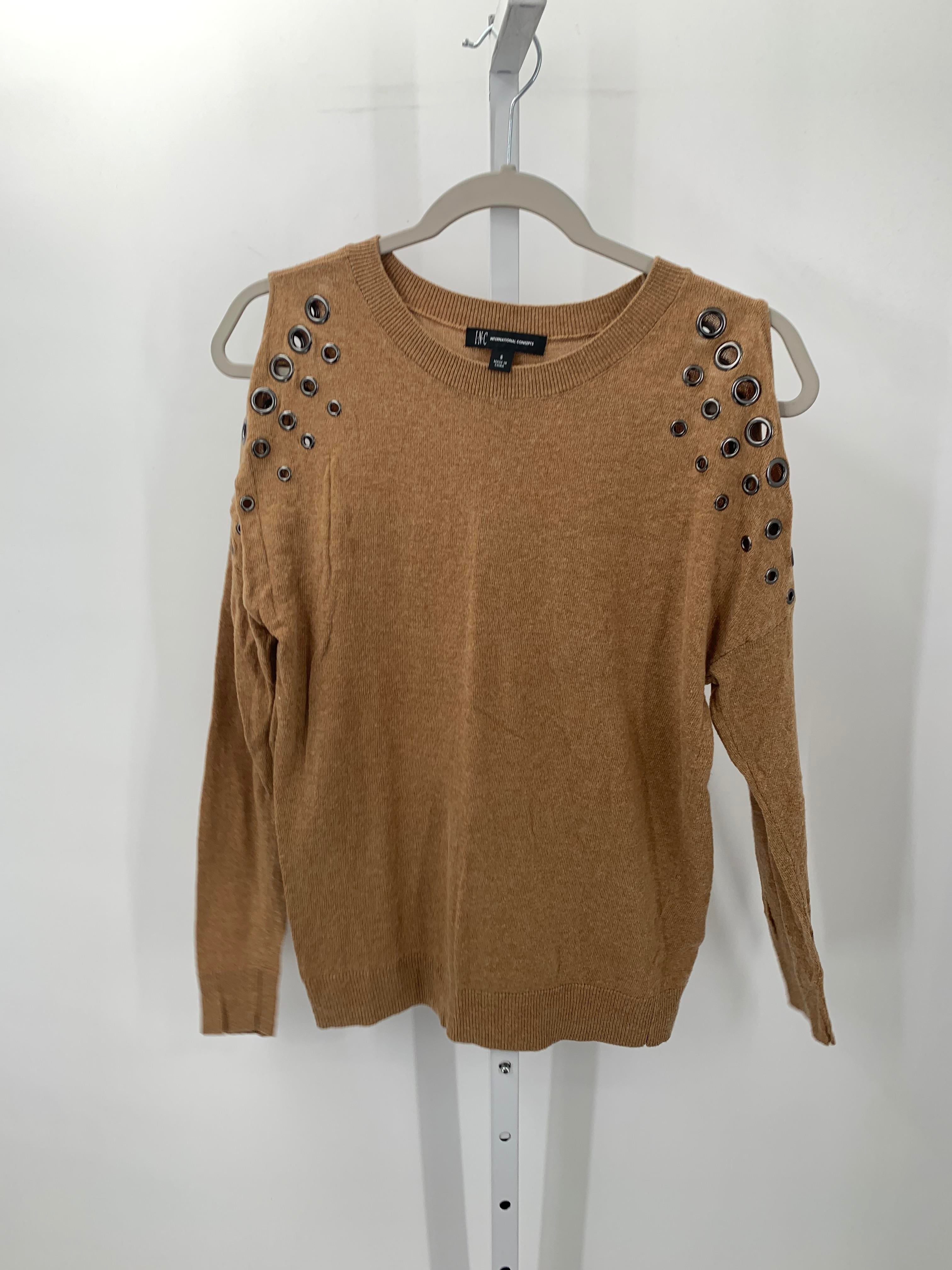 INC Size Small Misses Long Slv Sweater