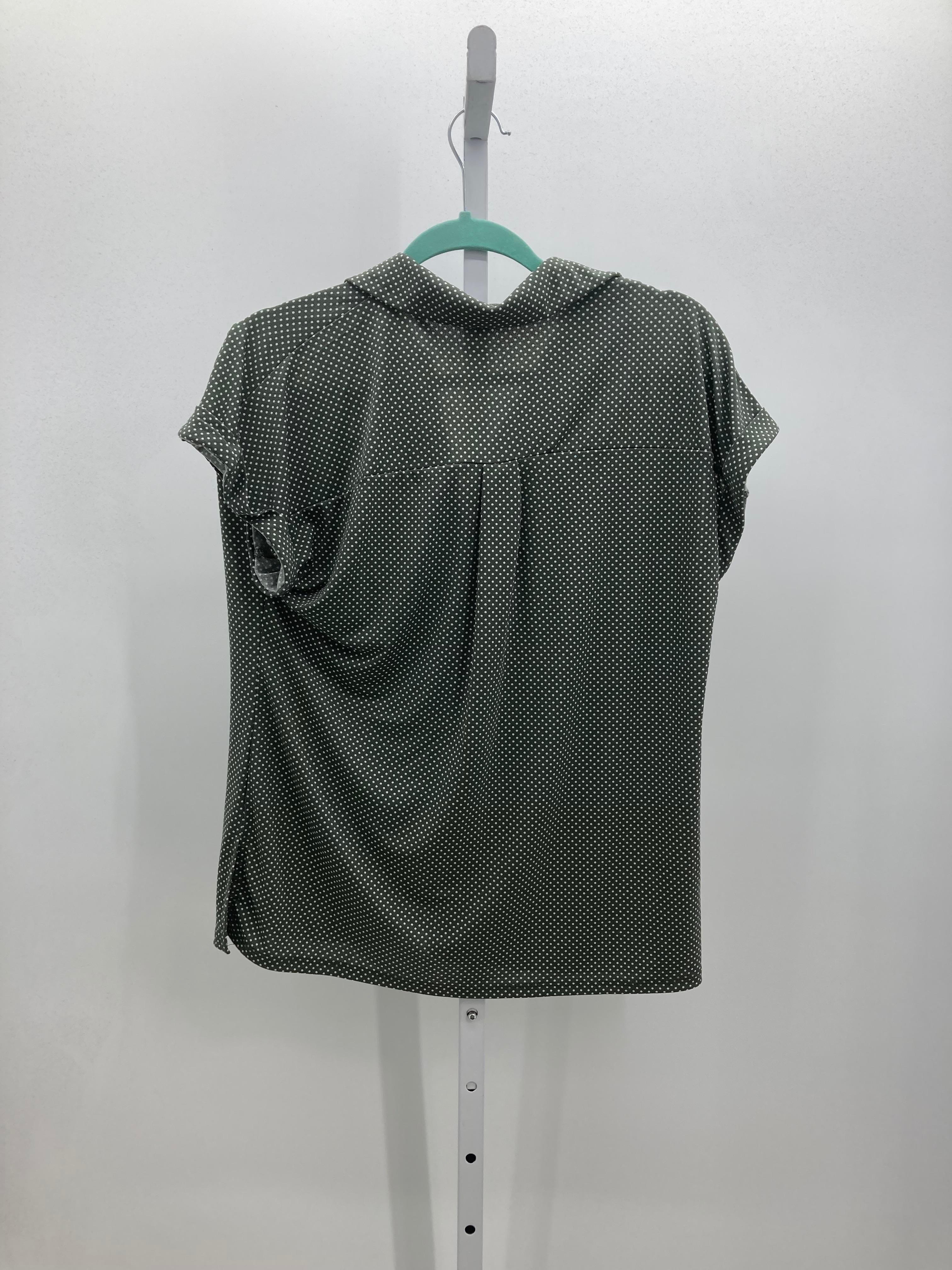 Adrianna Papell Size Medium Misses Short Sleeve Shirt