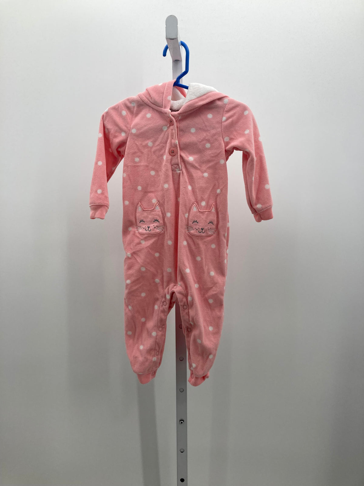 Carters Size 12 Months Girls Long Slv. Romper