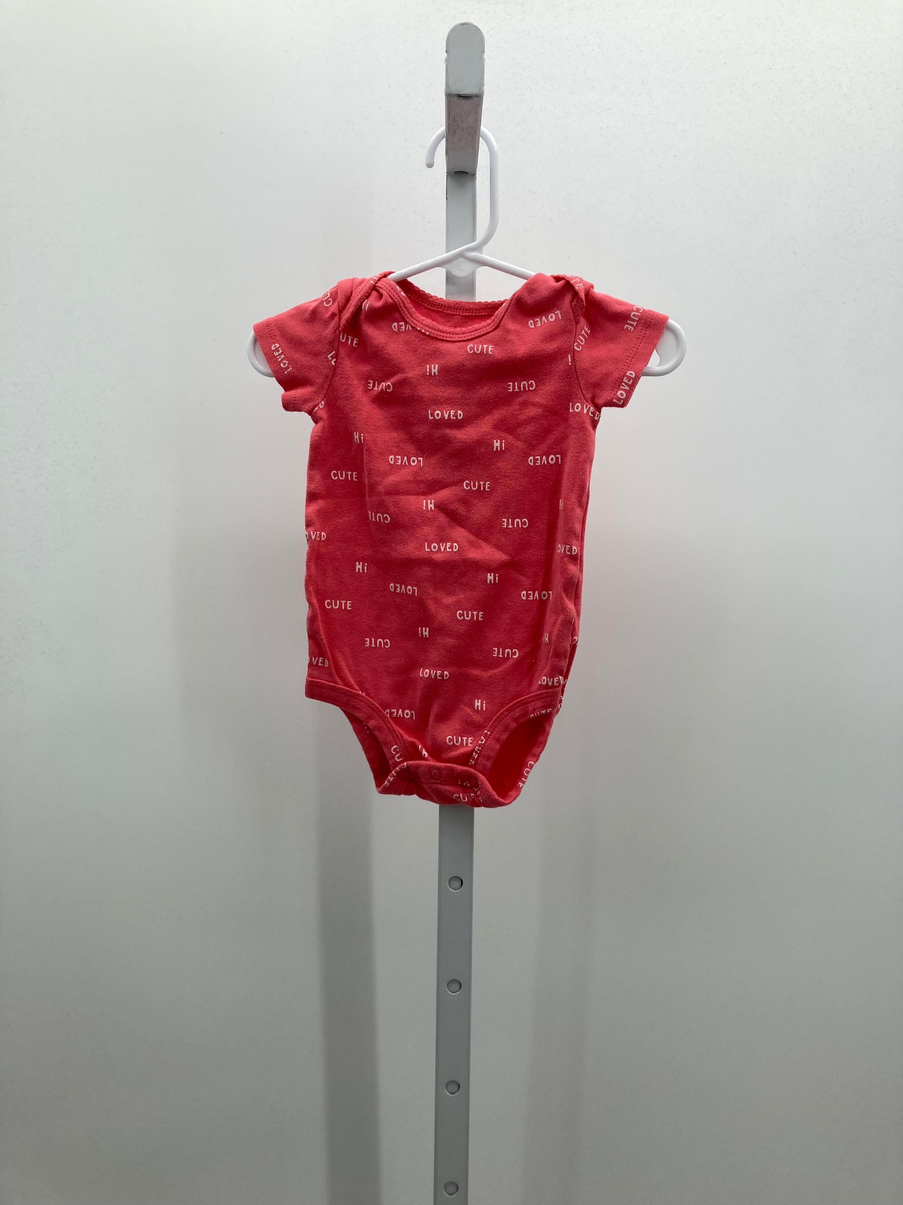 Carters Size 6 Months Girls Short Sleeve Shirt