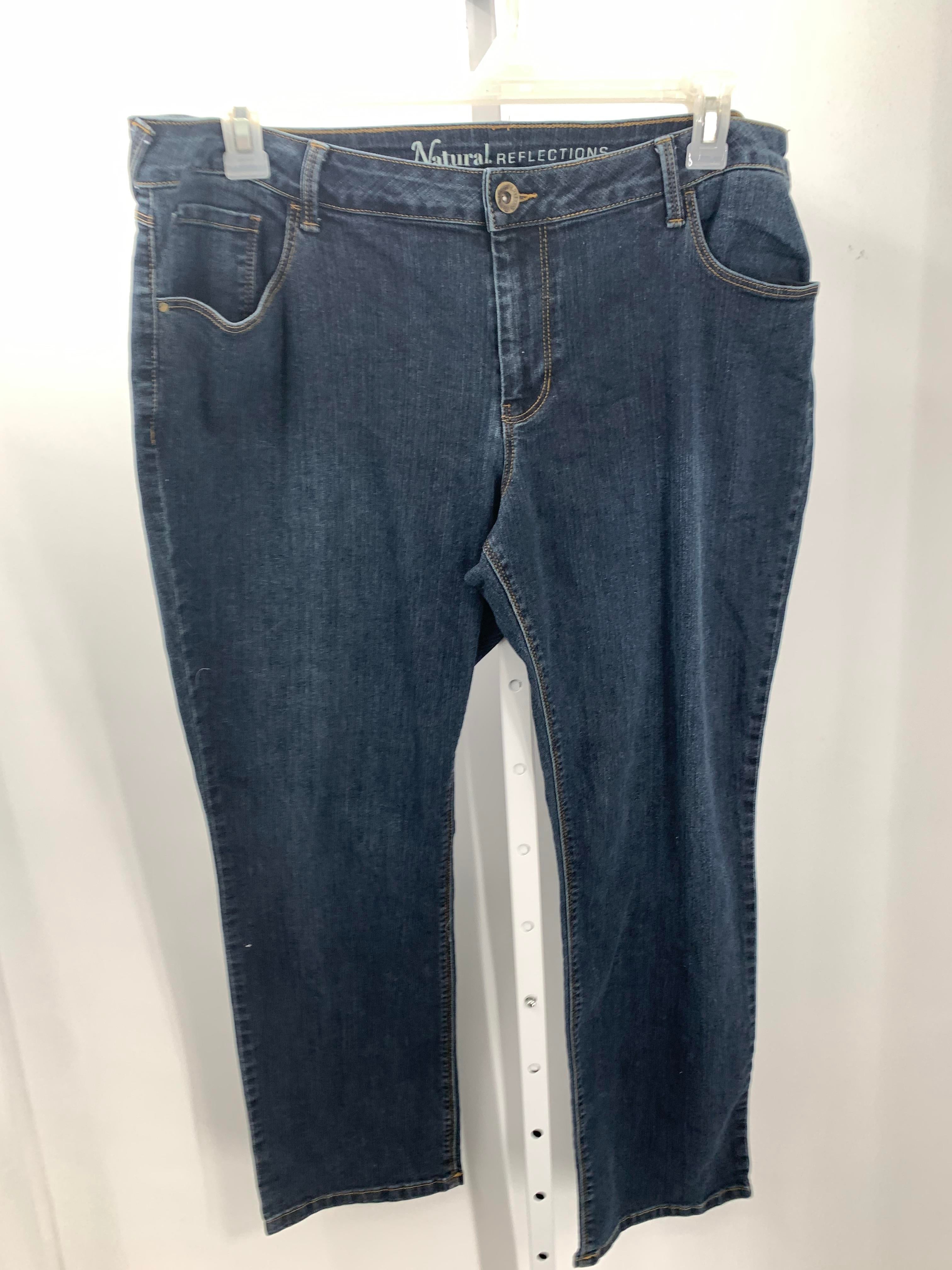 Natural Reflections Size 18 Misses Jeans