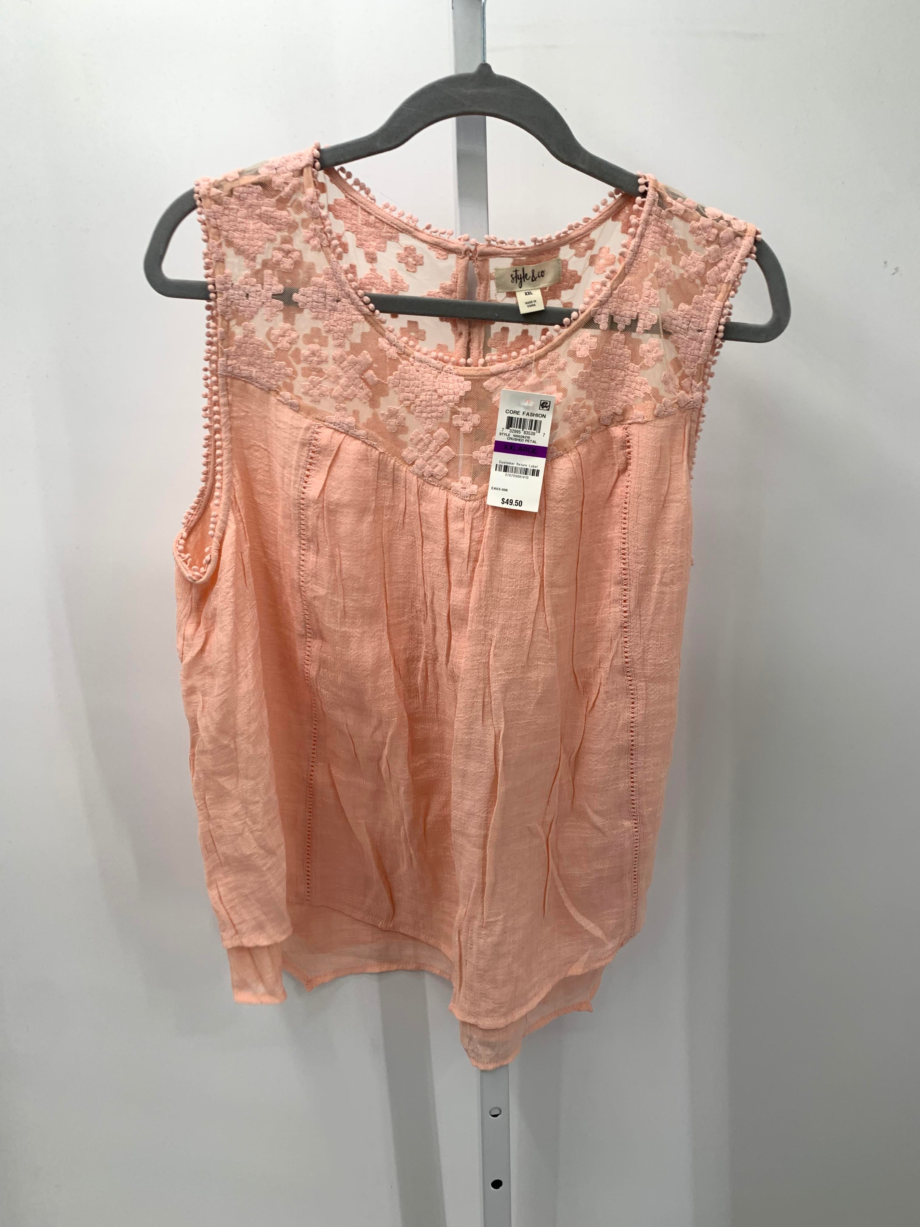 Style & Co. Size XXL Misses Sleeveless Shirt