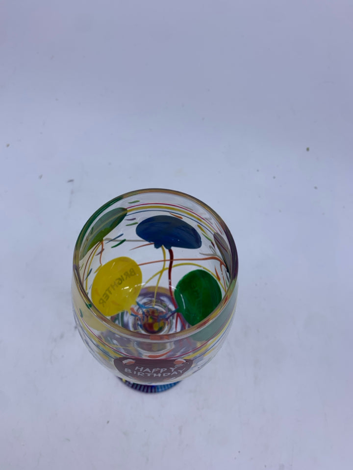 AGED TO PERFECTION WINE GLASS.