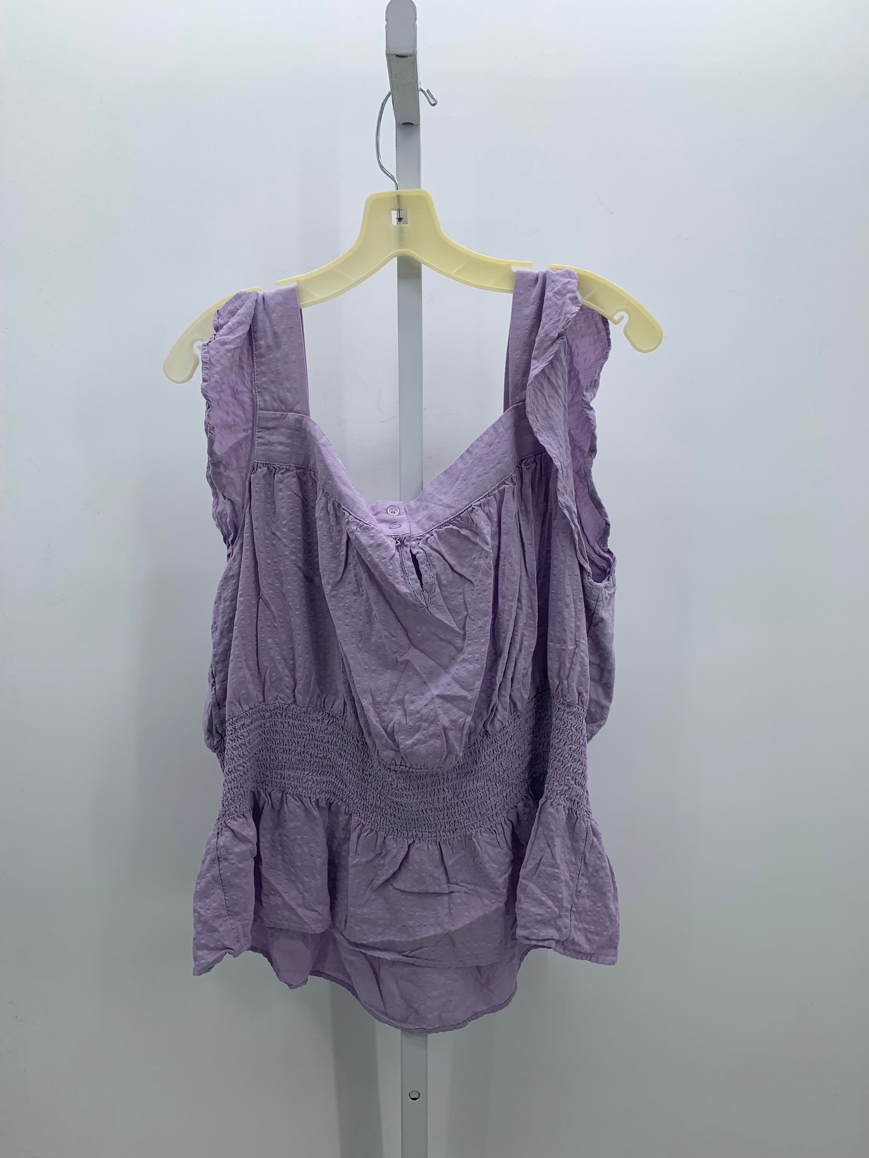 market & spruce Size 2X Womens Sleeveless Shirt