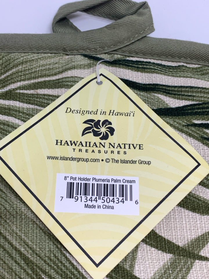 NWT HAWAIIAN NATIVE POT HOLDER.