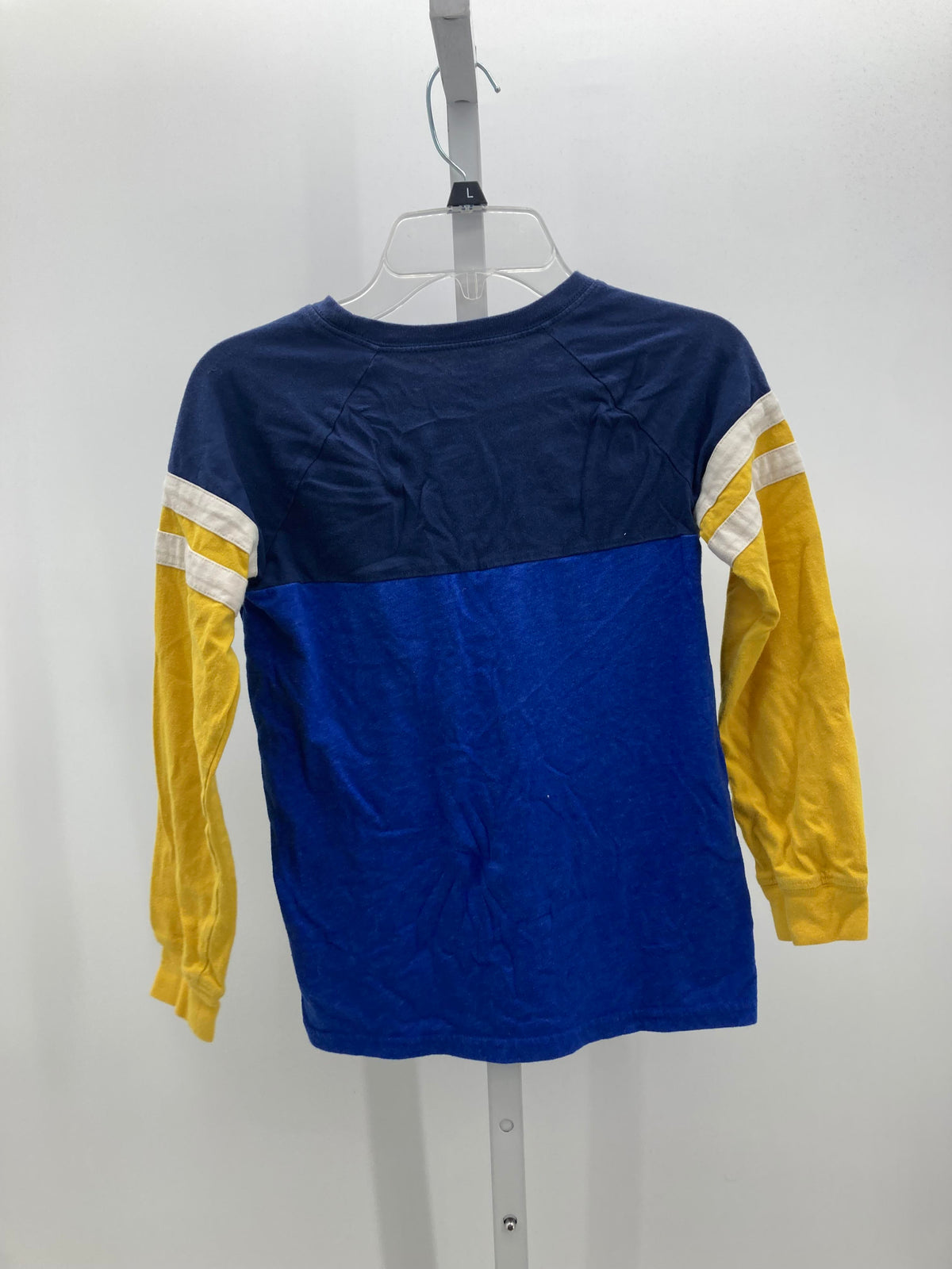YELLOW SLEEVES WHITE STRIPES