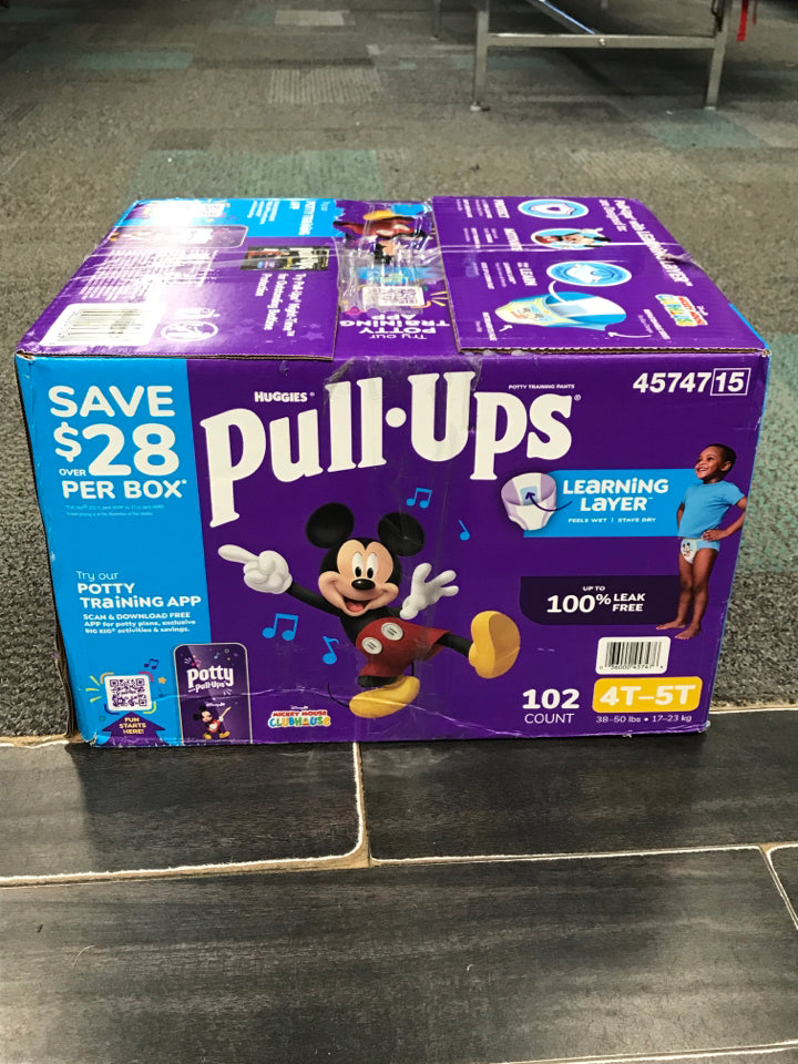 Pull-Ups 102 count, 4T-5T