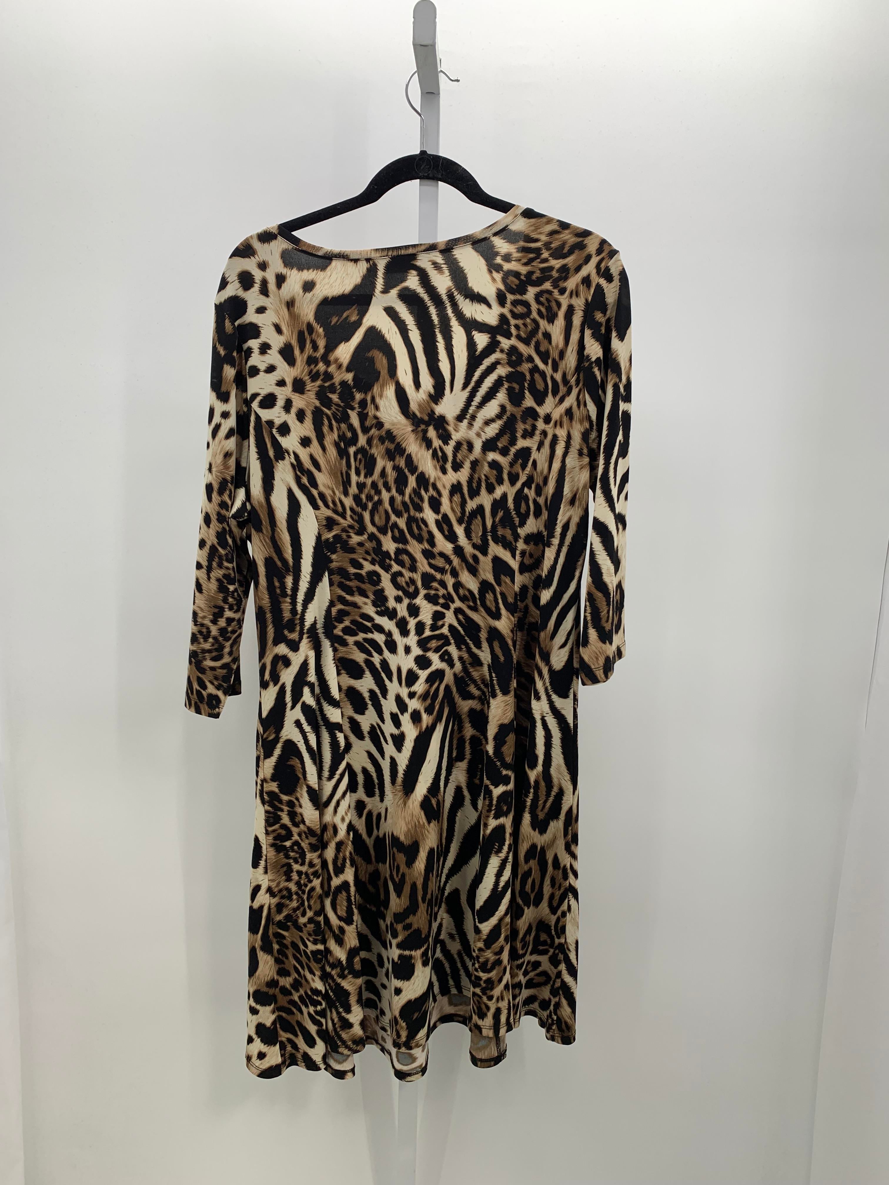 Susan Graver Size Large Misses 3/4 Sleeve Dress