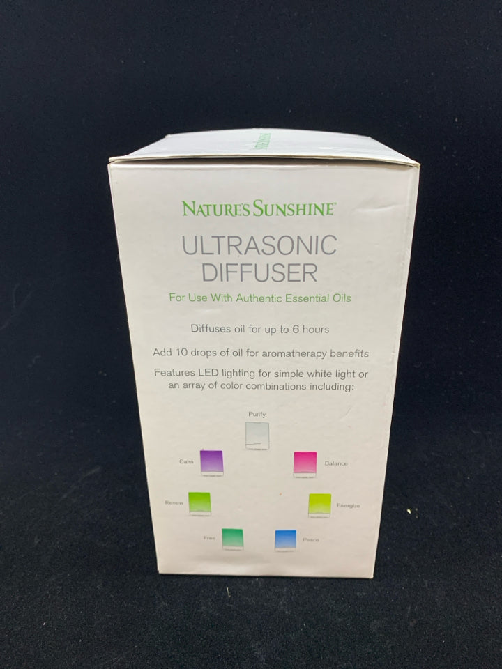 NIB ULTRASONIC DIFFUSER.