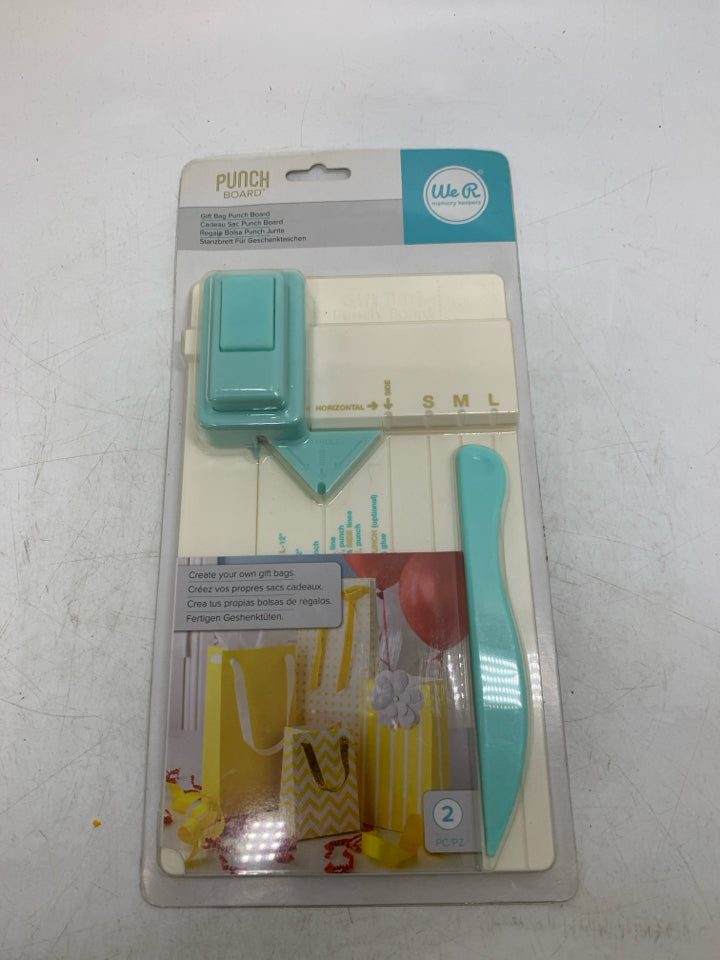 NIP GIFT BAG PUNCH BOARD.