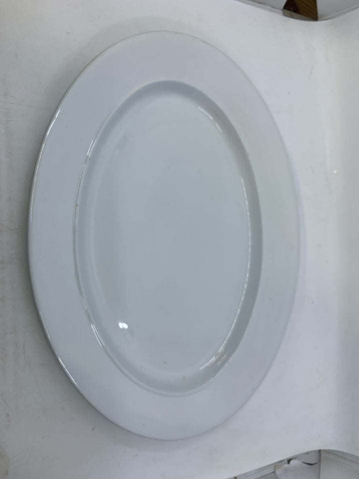 VTG WARRANTED IRONSTONE OVAL PLATTER.