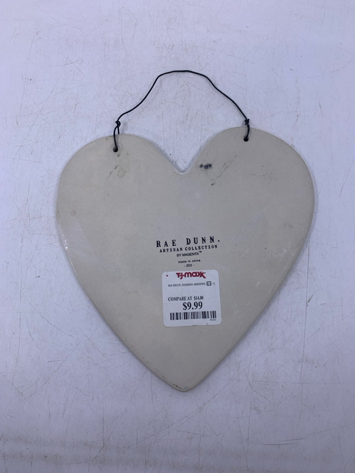 HEART SHAPED HOME SWEET HOME.