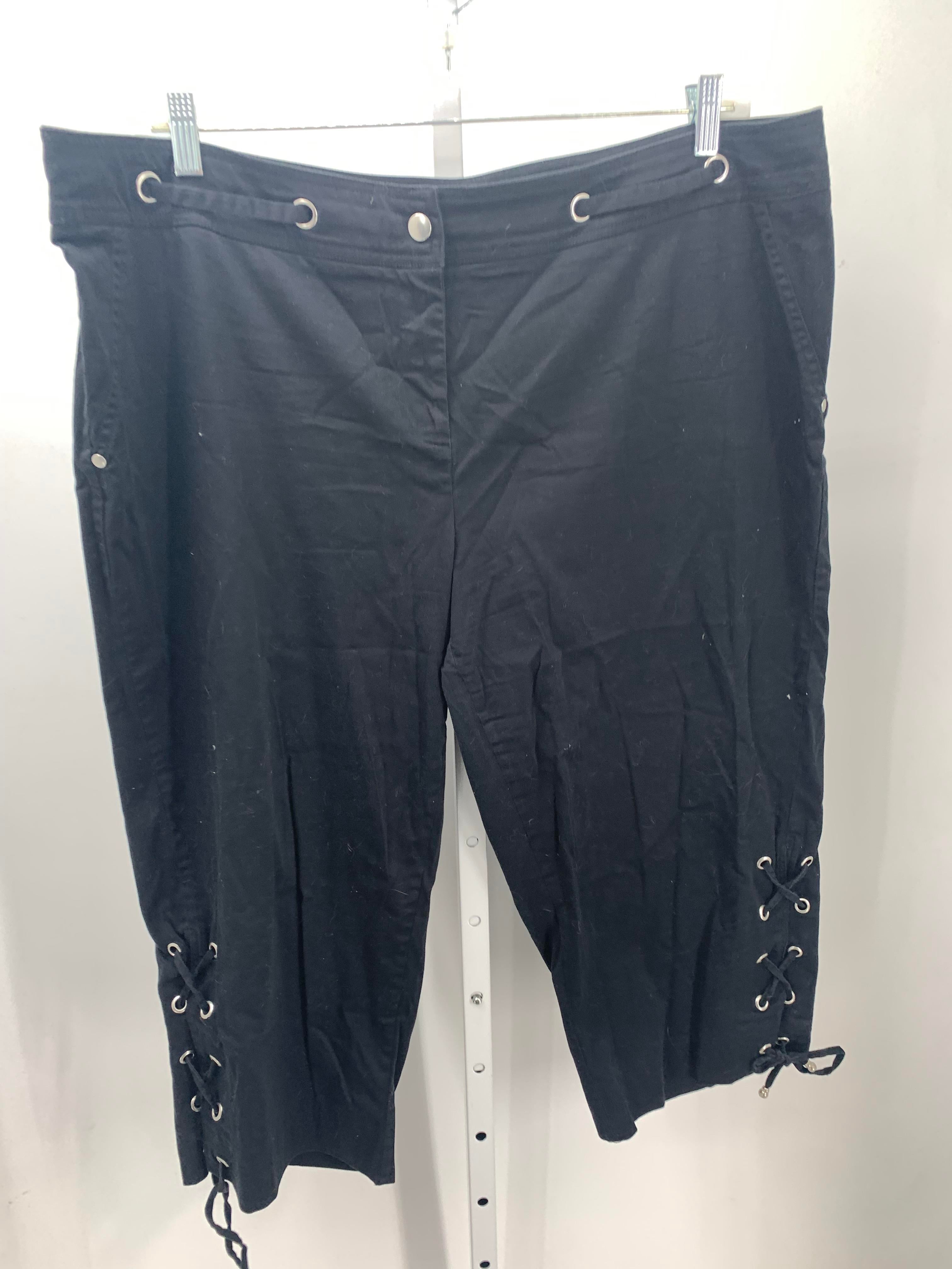 Avenue Size 20 W Womens Cropped Pants