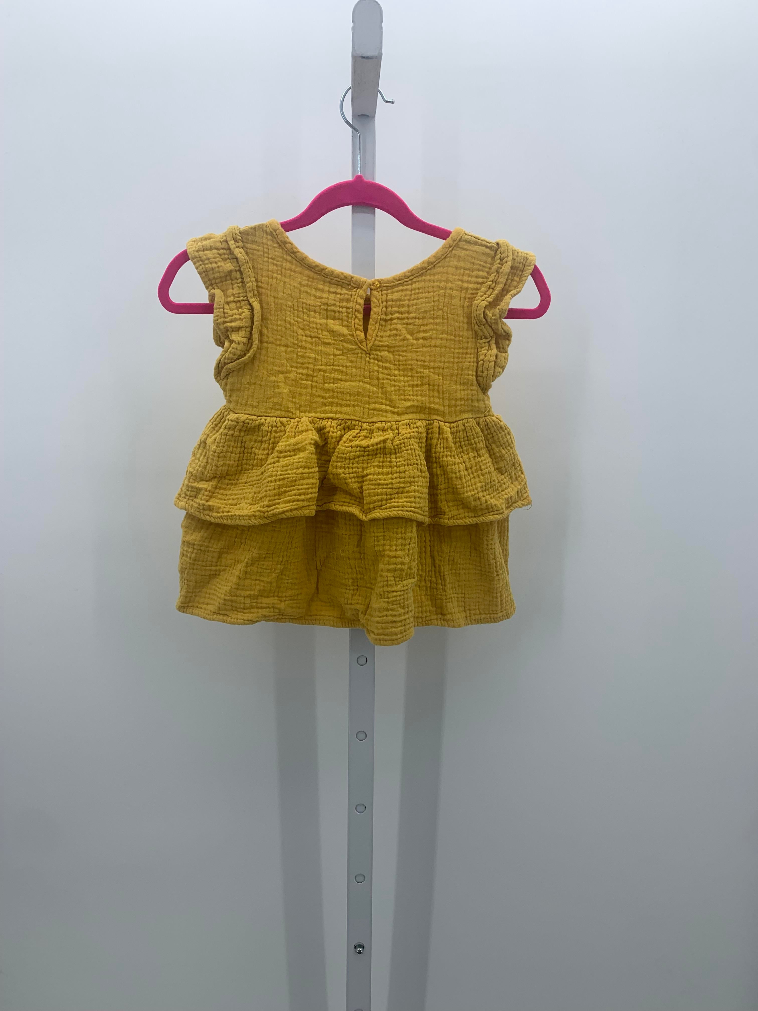 Tahari Size 4 Girls Short Sleeve Shirt