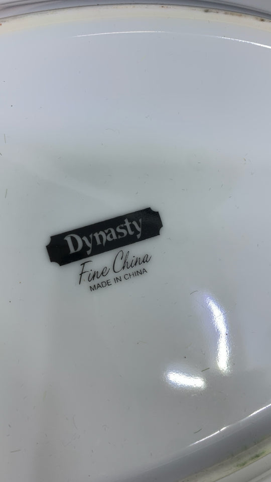DYNASTY FINE CHINA COPENHAGEN PRINT SERVING PLATTER.