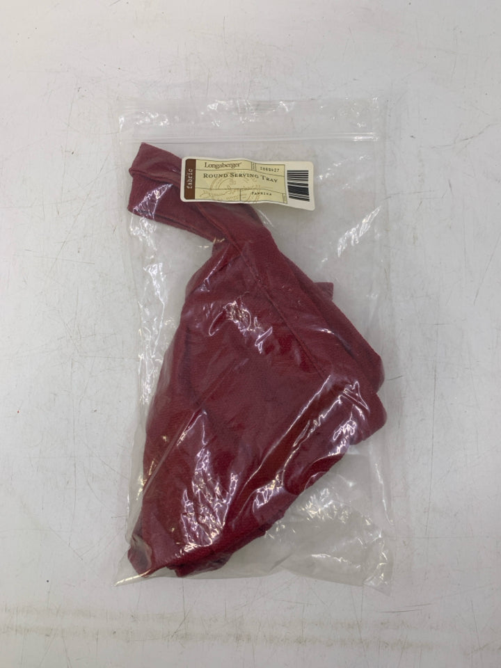 IP ROUND SERVING TRAY LINER COLOR PAPRIKA.