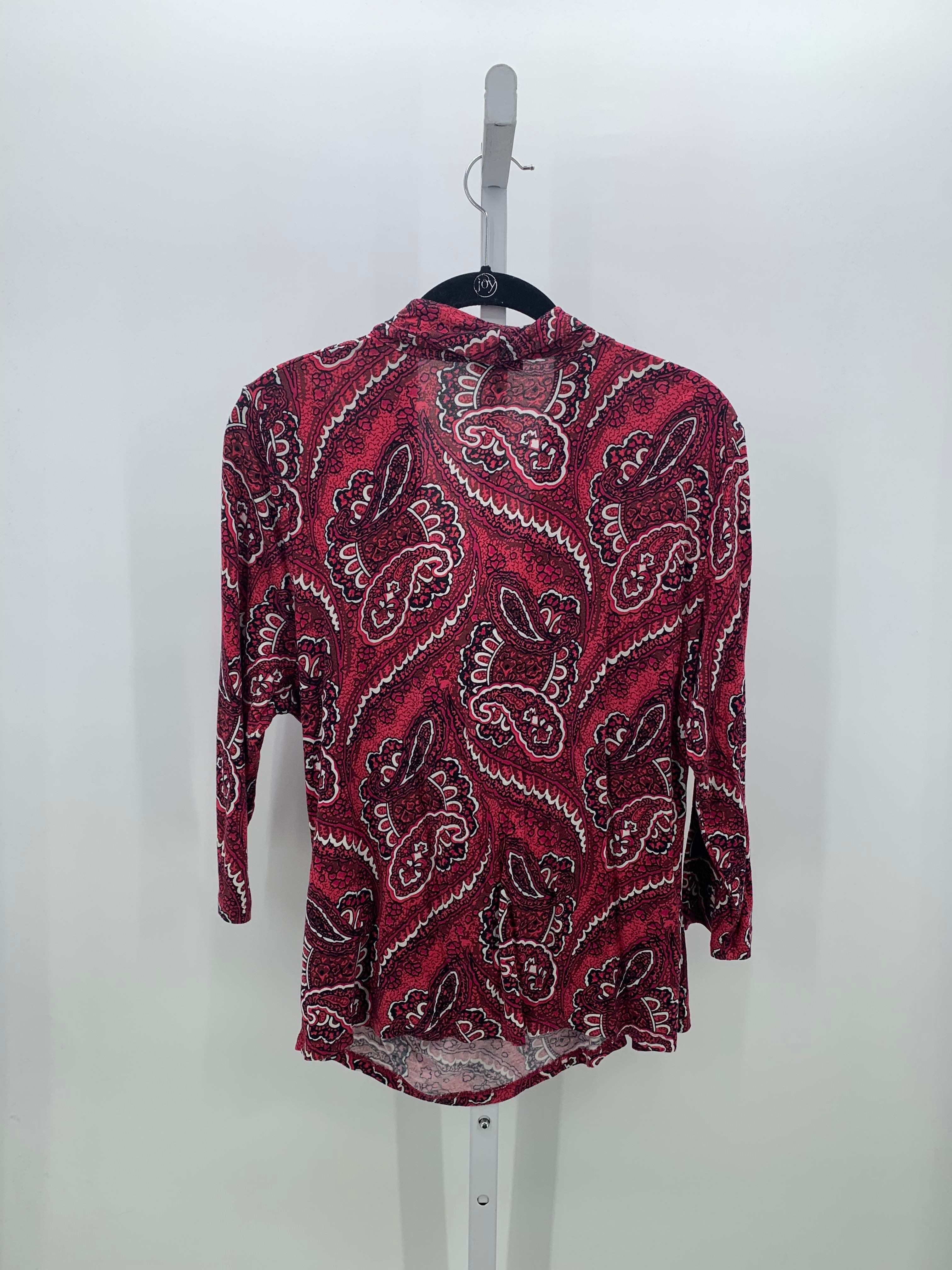 Talbots Size X Large Petite Petite 3/4 Sleeve Shirt