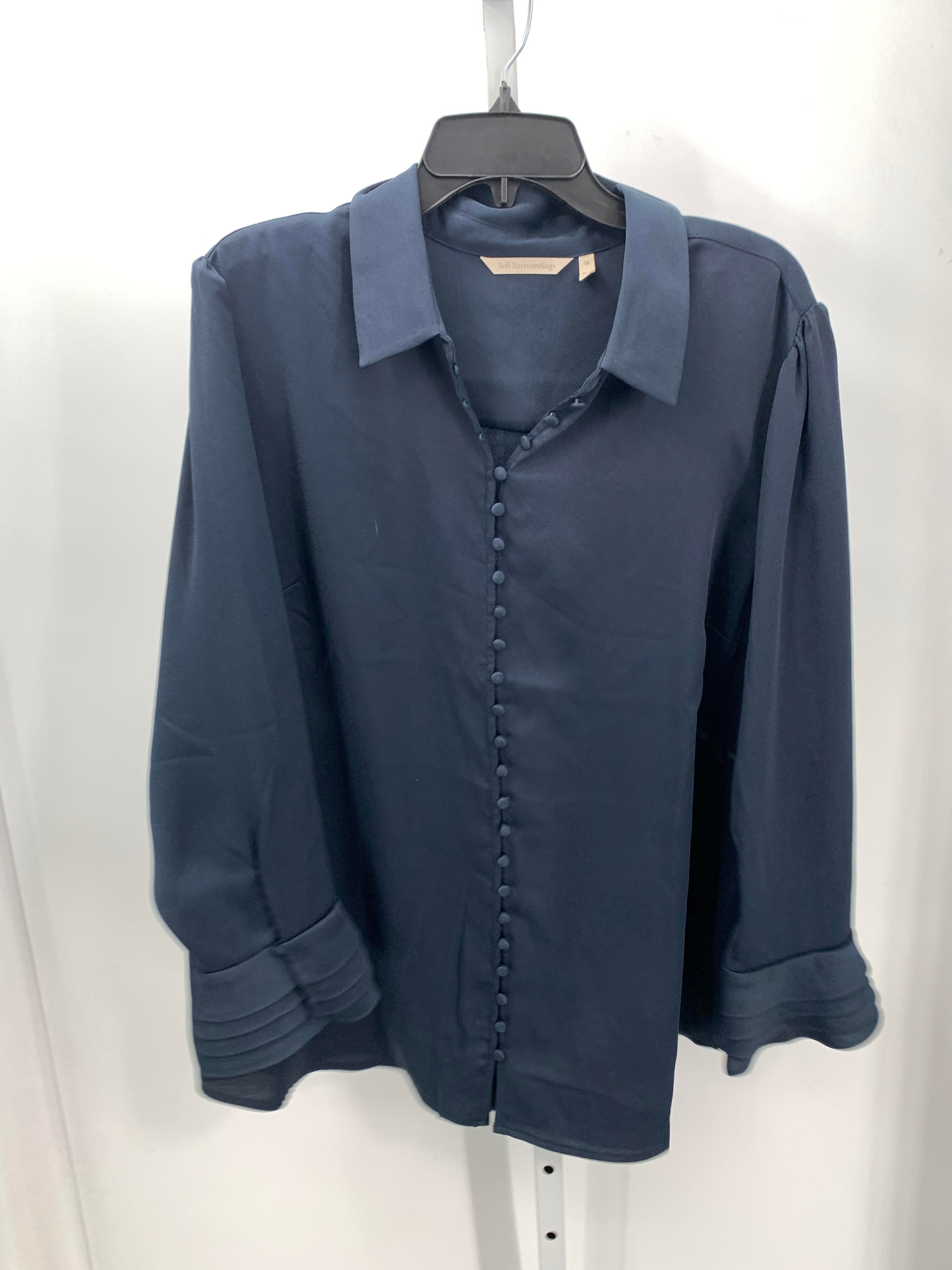 Soft Surroundings Size 1X Womens Long Sleeve Shirt