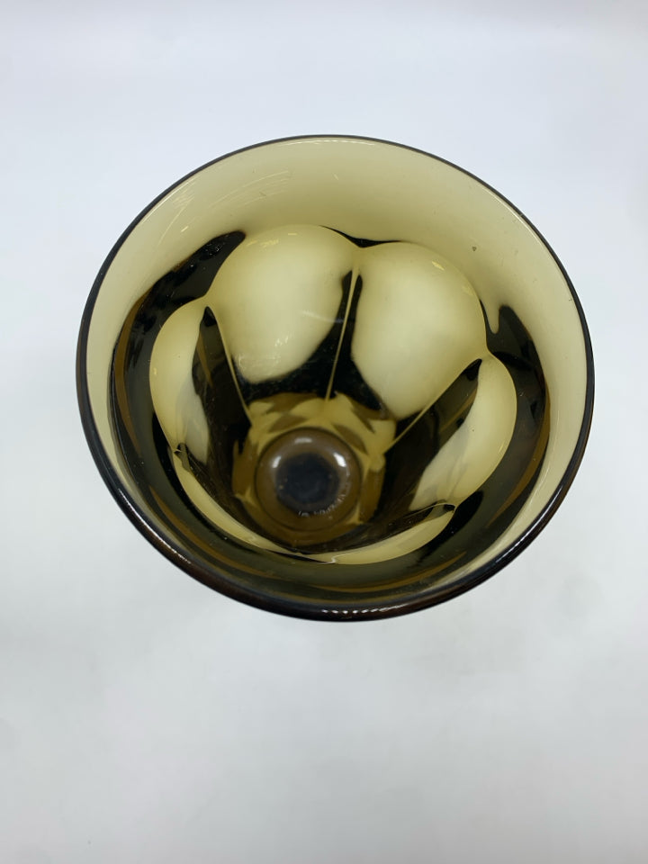 4 VTG IMPERIAL GLASS GOBLETS.