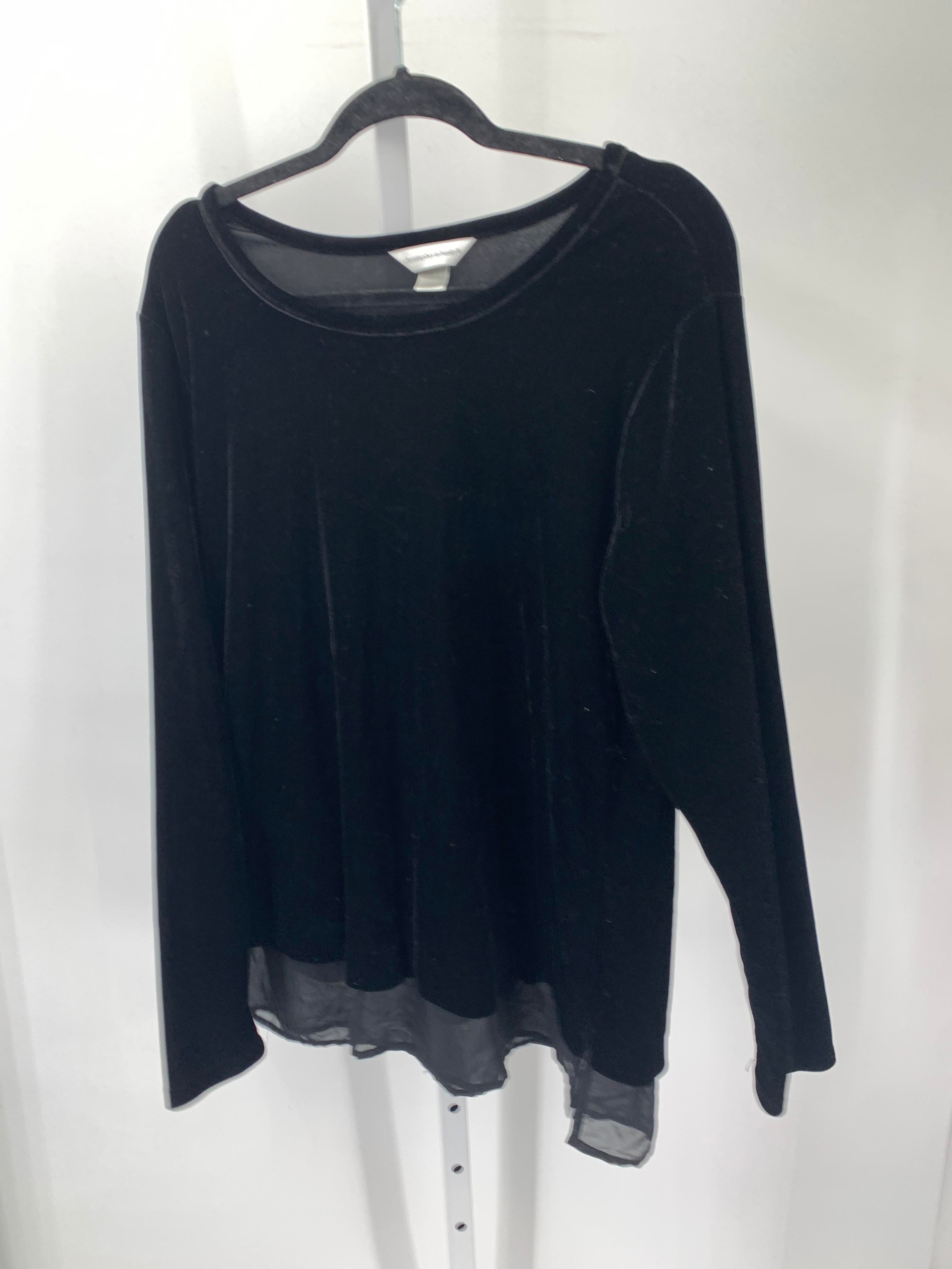 Christopher & Banks Size Extra Large Misses Long Sleeve Shirt