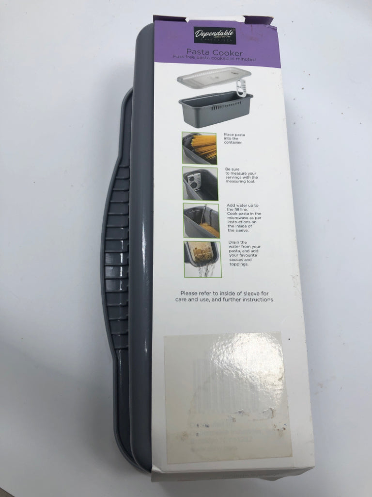 NWT MICROWAVE PASTA COOKER.