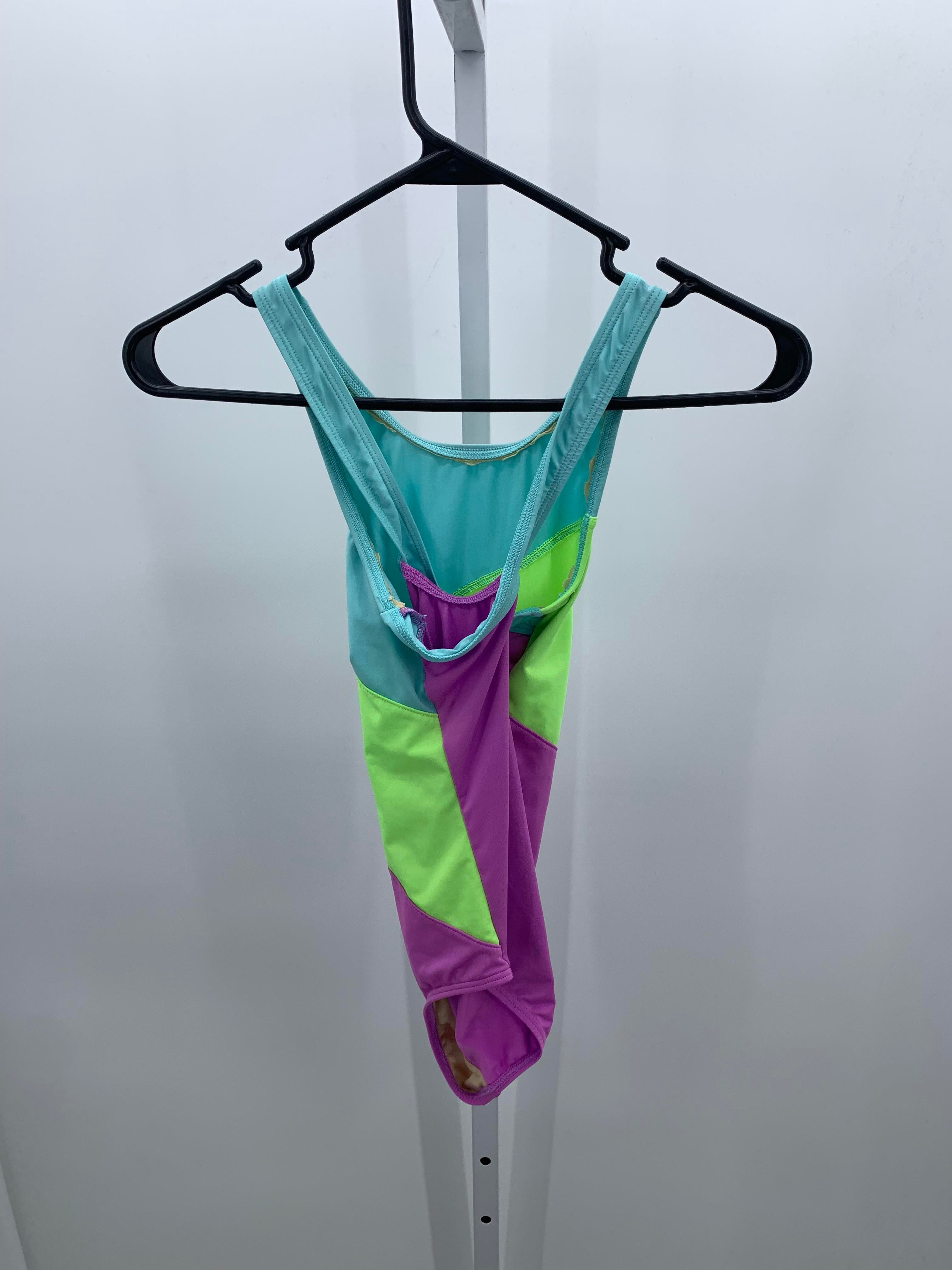 Lands End Size 12 Slim Girls Swim Suit