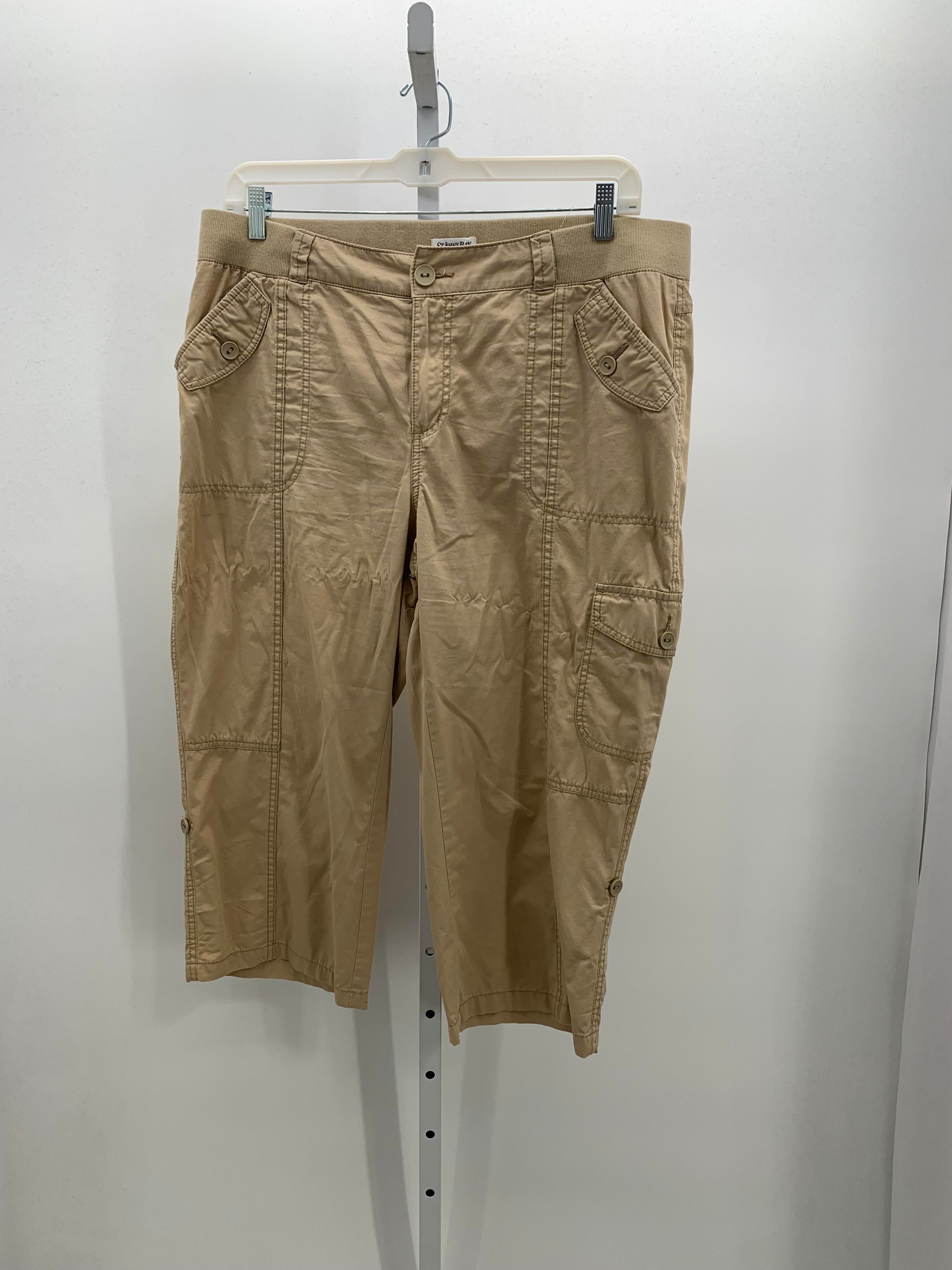 St. Johns Bay Size 18 W Womens Capri Pants