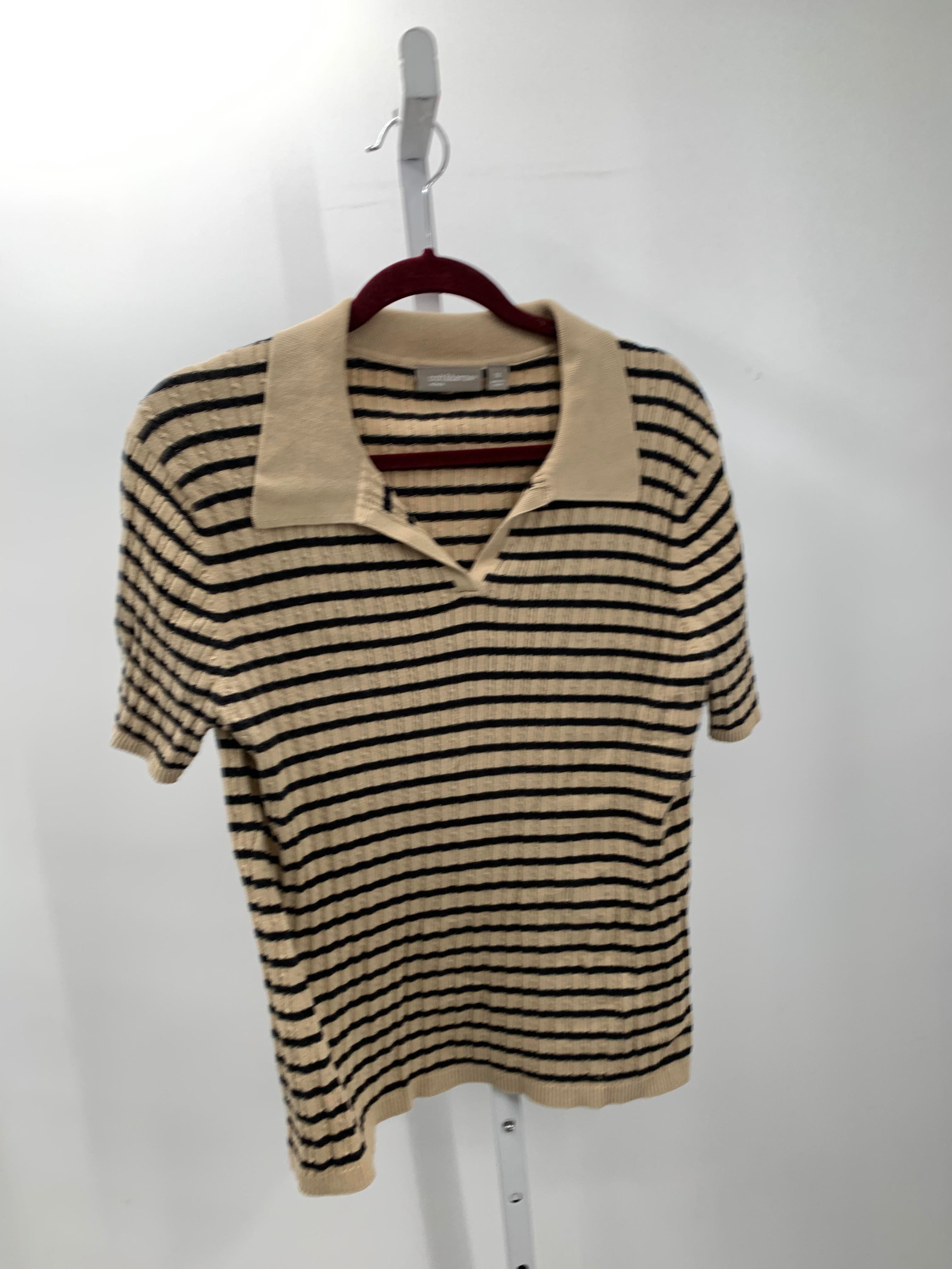 Croft & Barrow Size 1X Womens Short Slv Sweater