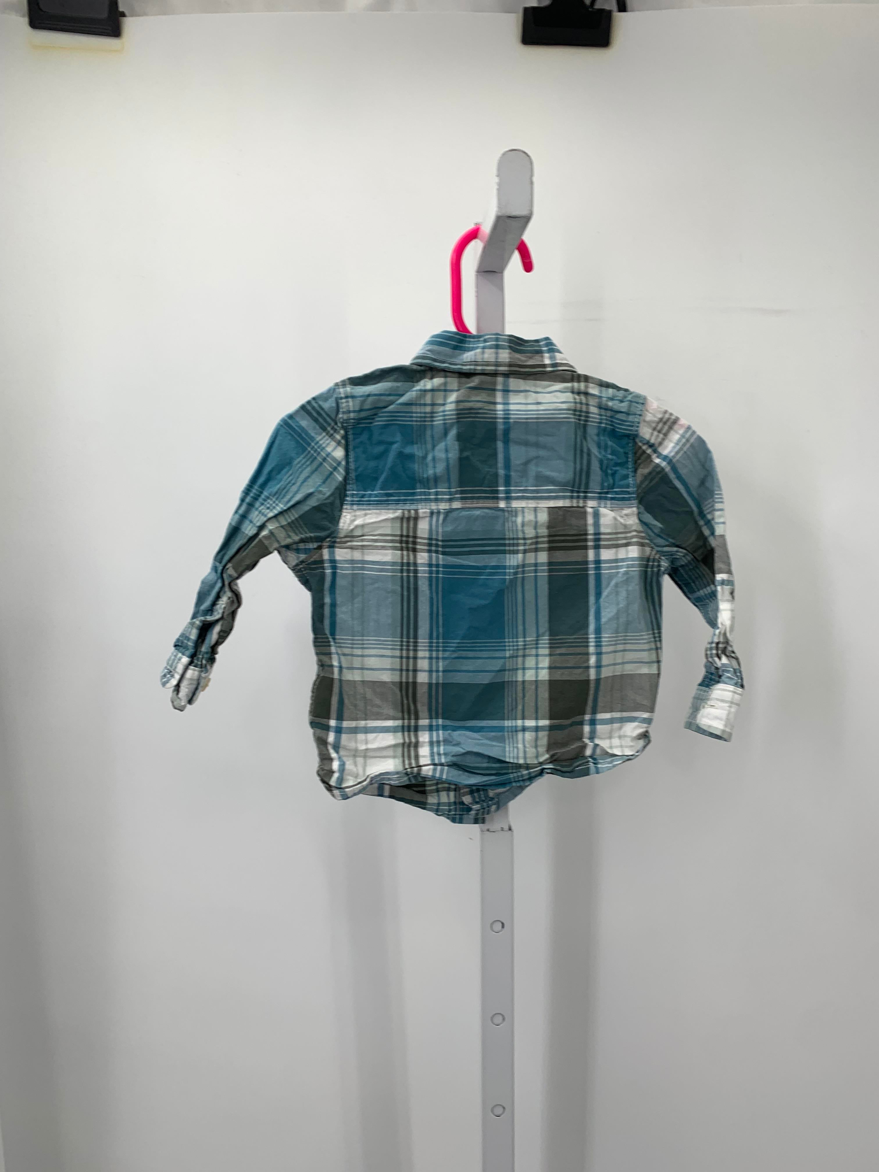 GREEN PLAID BTN DOWN