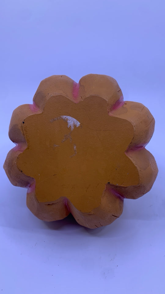 CARVED STYLE RESIN PUMPKIN.