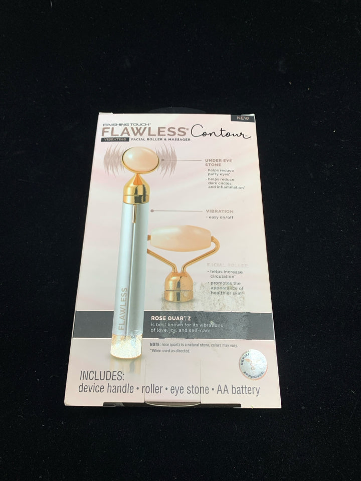 NIB FLAWLESS FACIAL ROLLER AND MASSAGER.