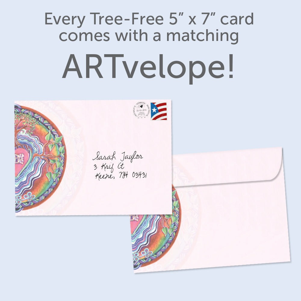 Heart Window Mandala Love Just Because Card