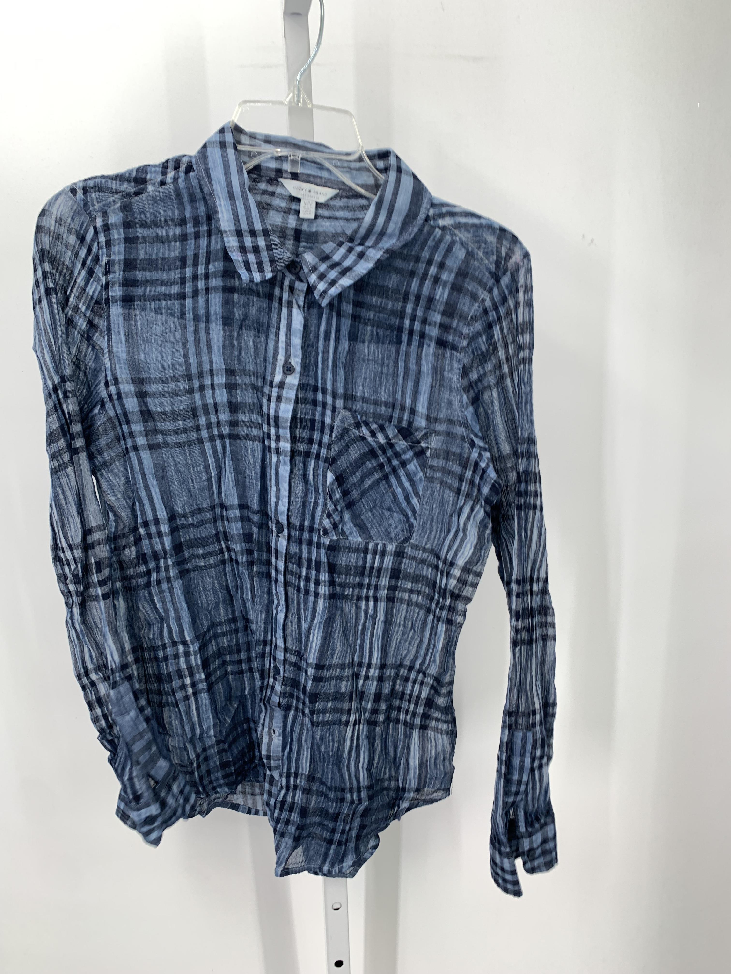Lucky Brand Size Extra Large Misses Long Sleeve Shirt