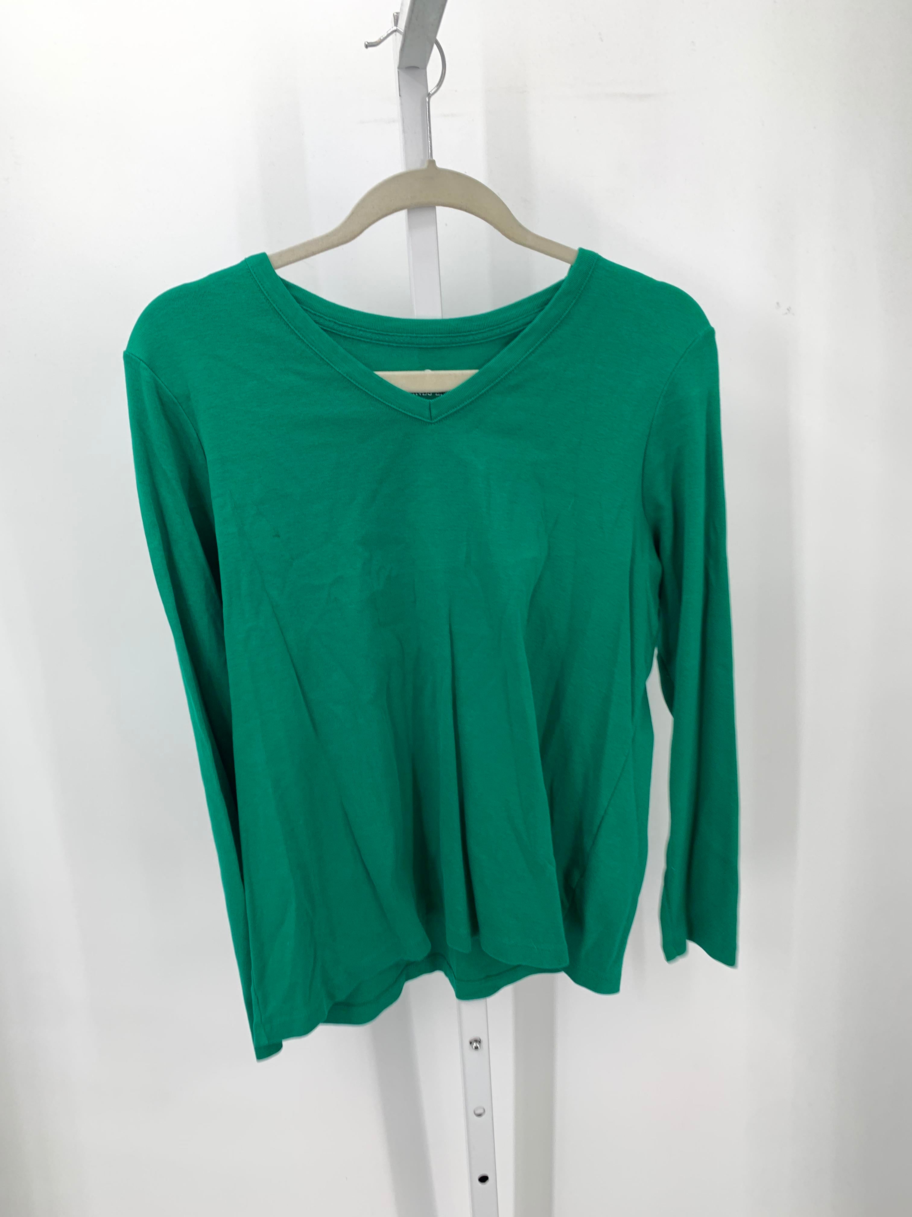 Lands End Size X Large Petite Petite Long Sleeve Shirt