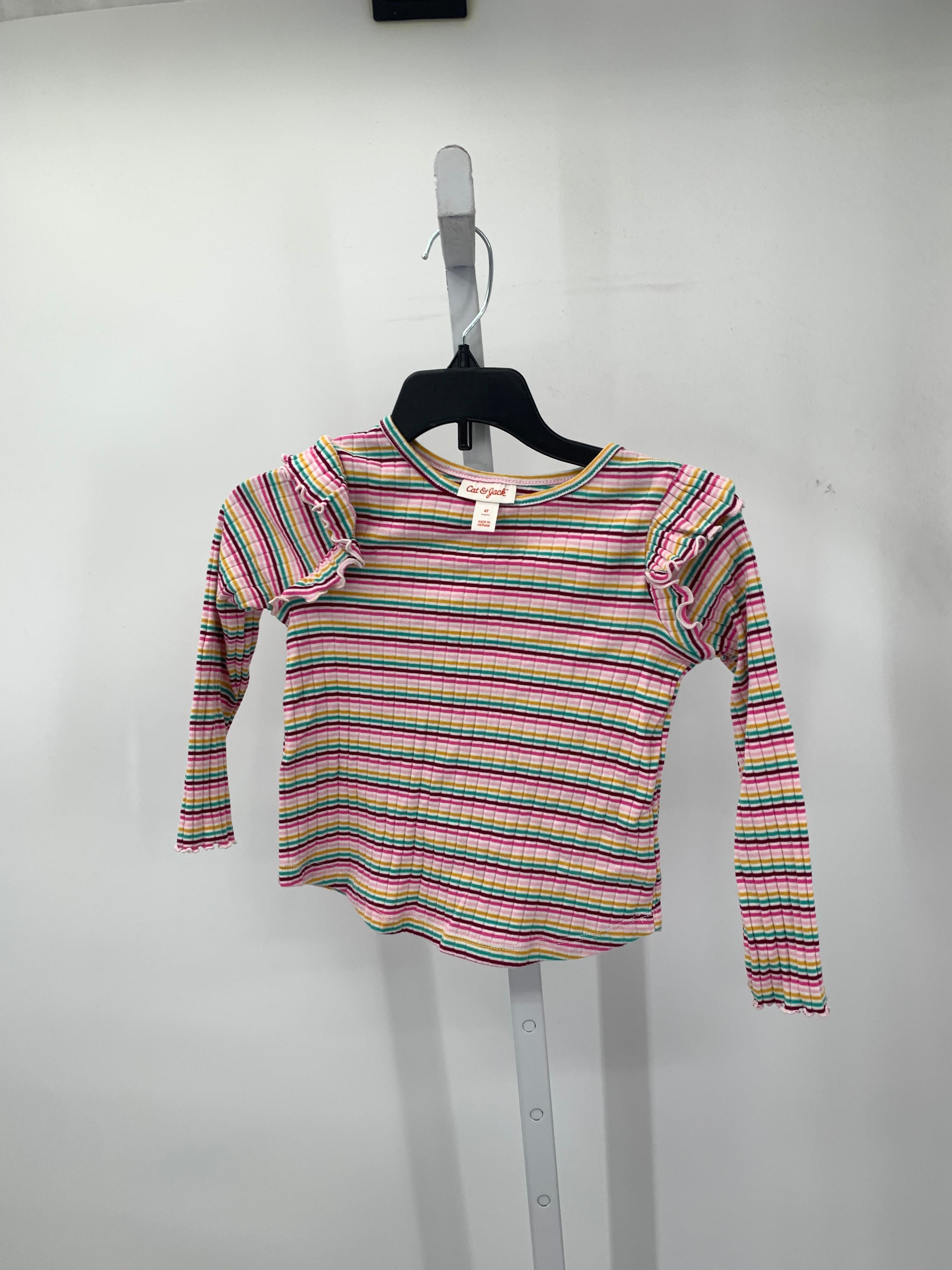 STRIPES FLUTTER SLEEVES