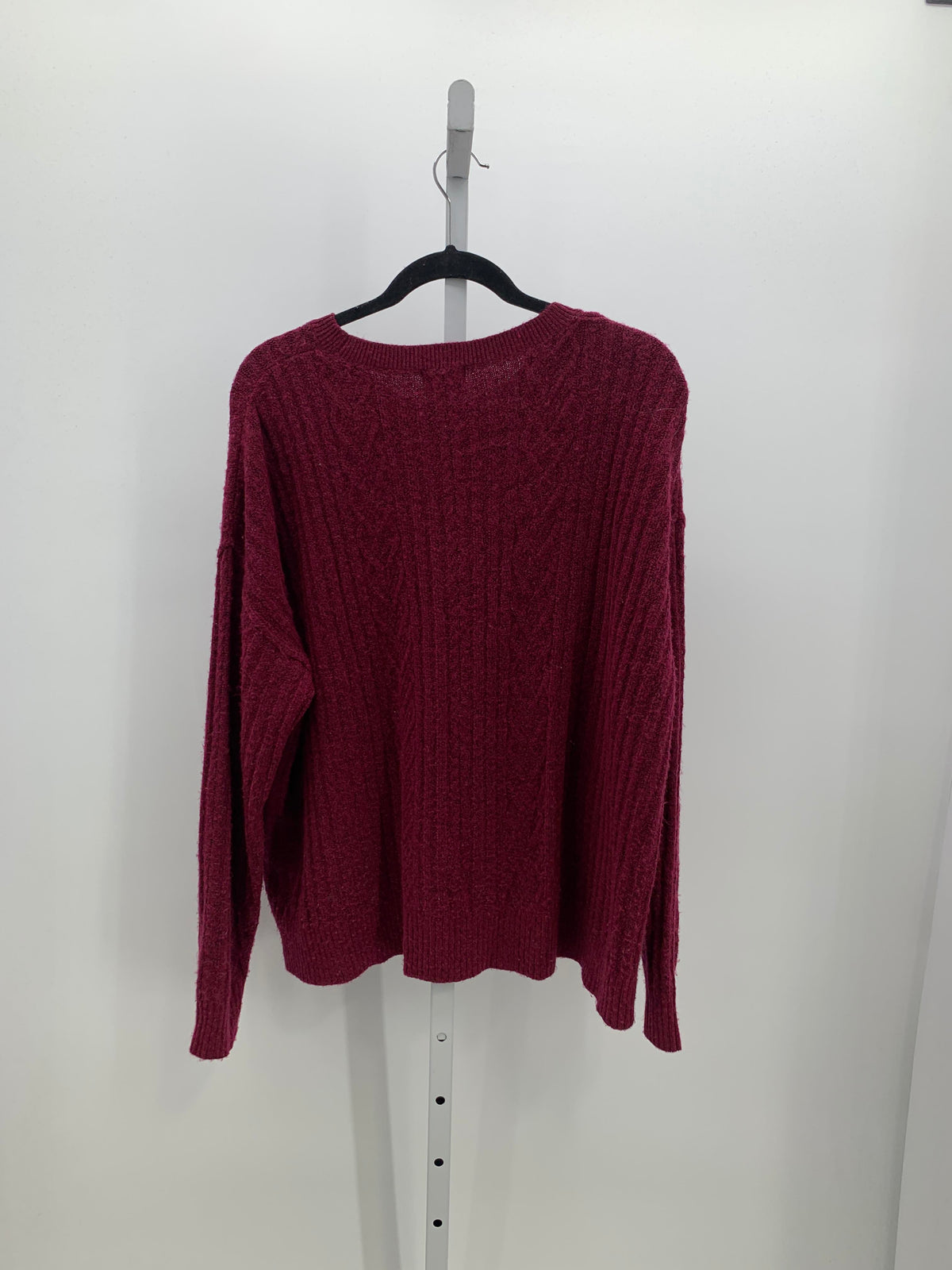 Size Extra Large Misses Long Slv Sweater