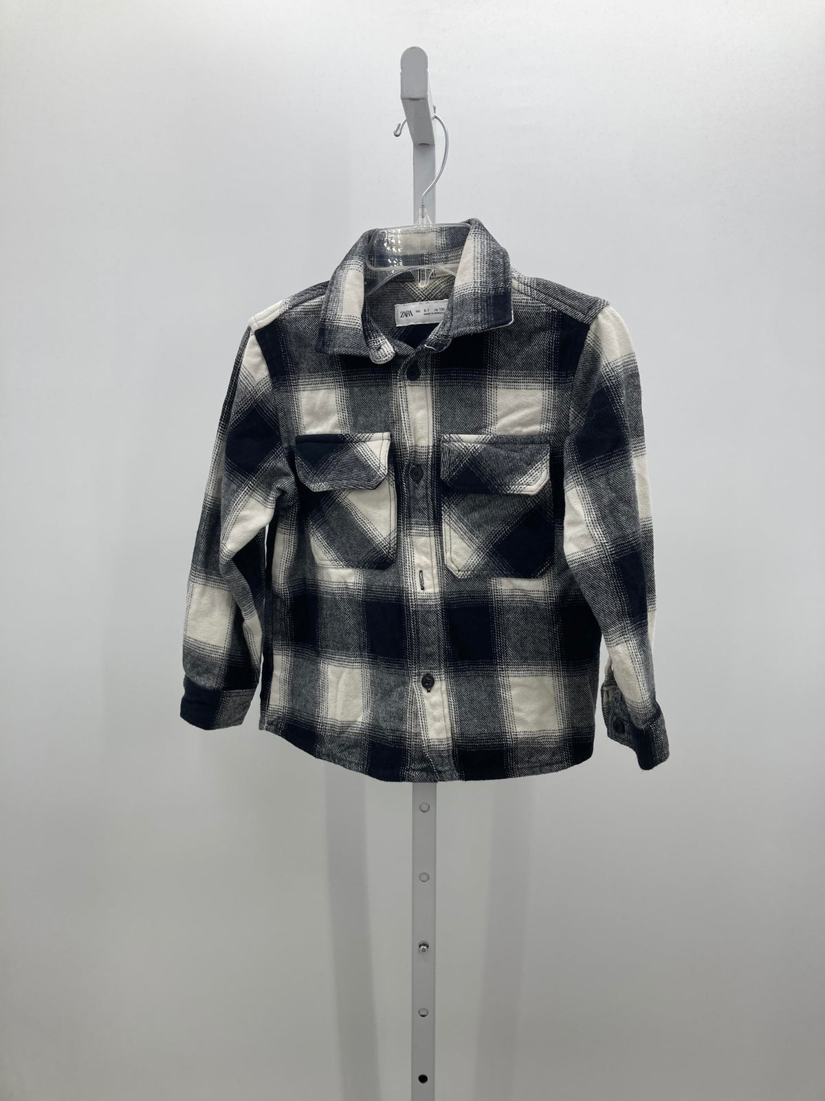 PLAID BTN DOWN