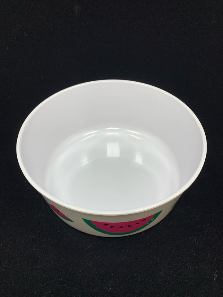 MELAMINE BOWL W/WATERMELONS.