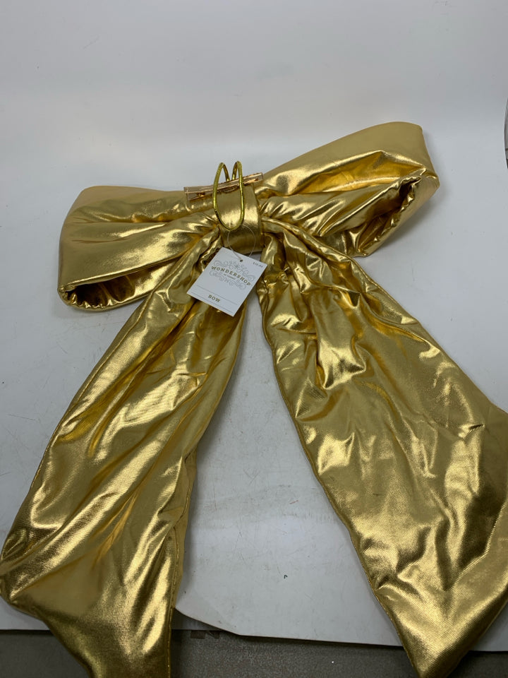 NWT LARGE GOLD BOW.